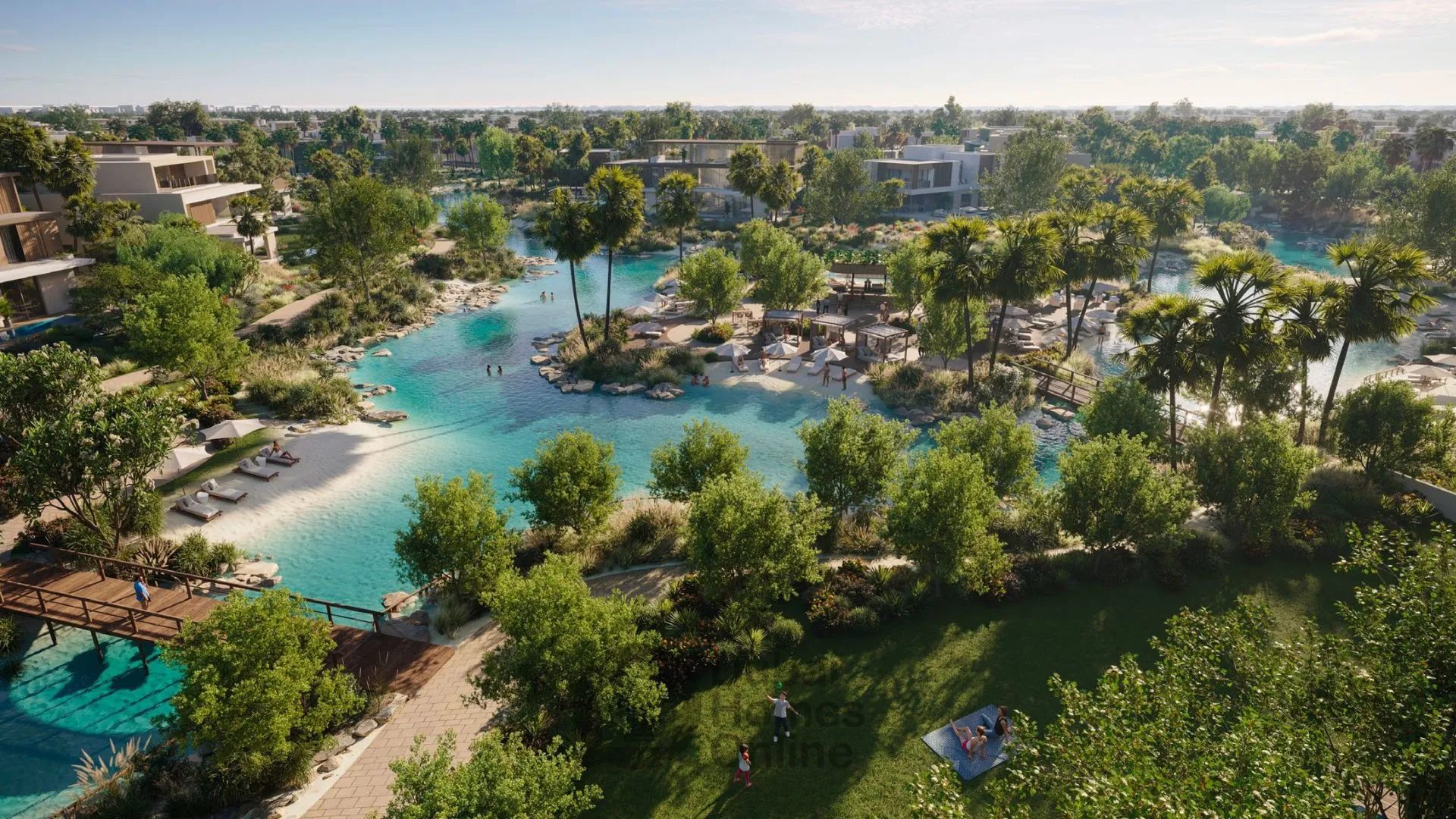 پروژه ویلایی اکرس مراس: خرید ویلای لوکس در دبی در منطقه دبی‌ لند