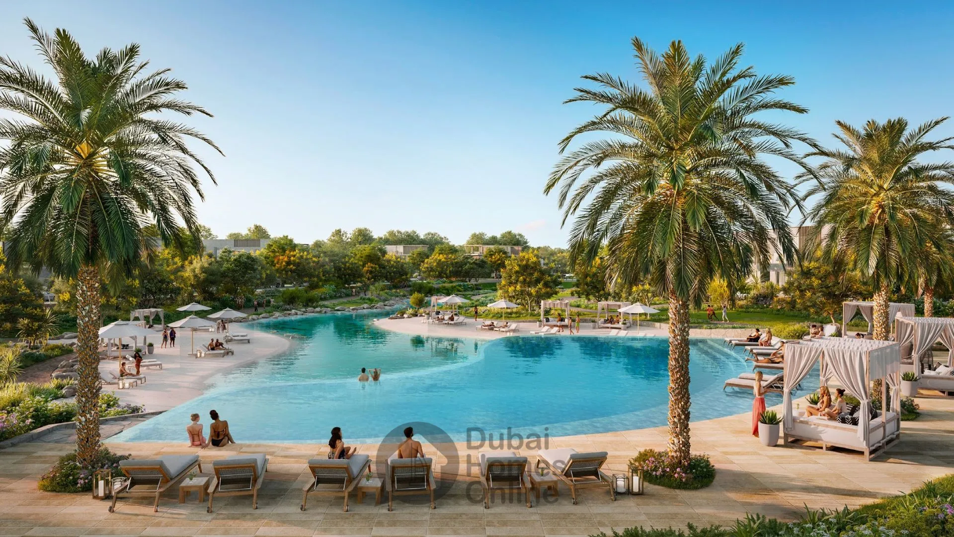 پروژه ویلایی اکرس مراس: خرید ویلای لوکس در دبی در منطقه دبی‌ لند