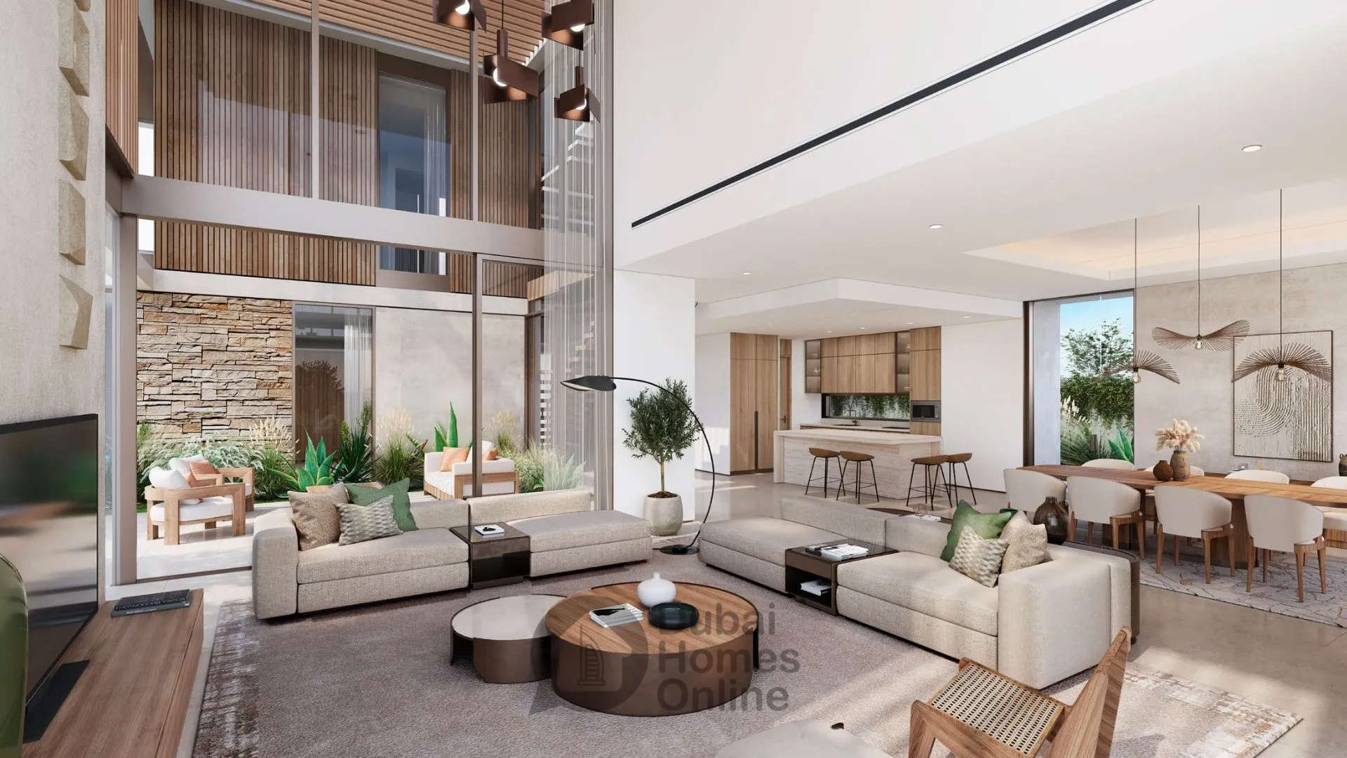 پروژه ویلایی اکرس مراس: خرید ویلای لوکس در دبی در منطقه دبی‌ لند