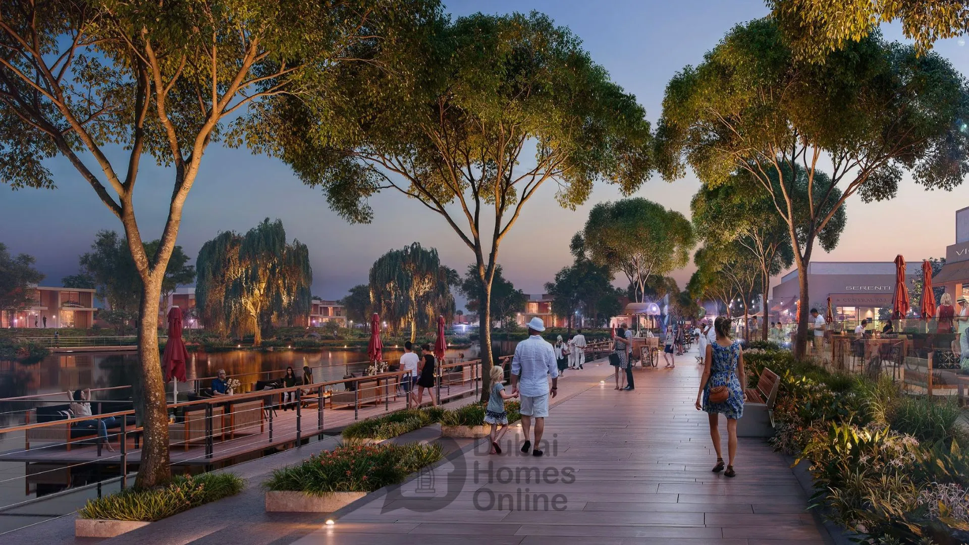 پروژه ویلایی اکرس مراس: خرید ویلای لوکس در دبی در منطقه دبی‌ لند