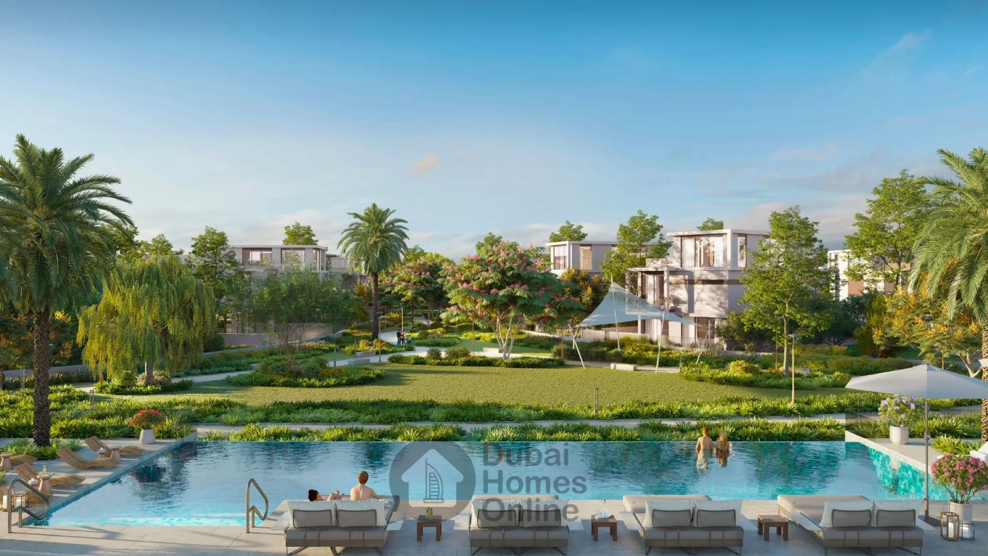 پروژه ویلایی اکرس مراس: خرید ویلای لوکس در دبی در منطقه دبی‌ لند