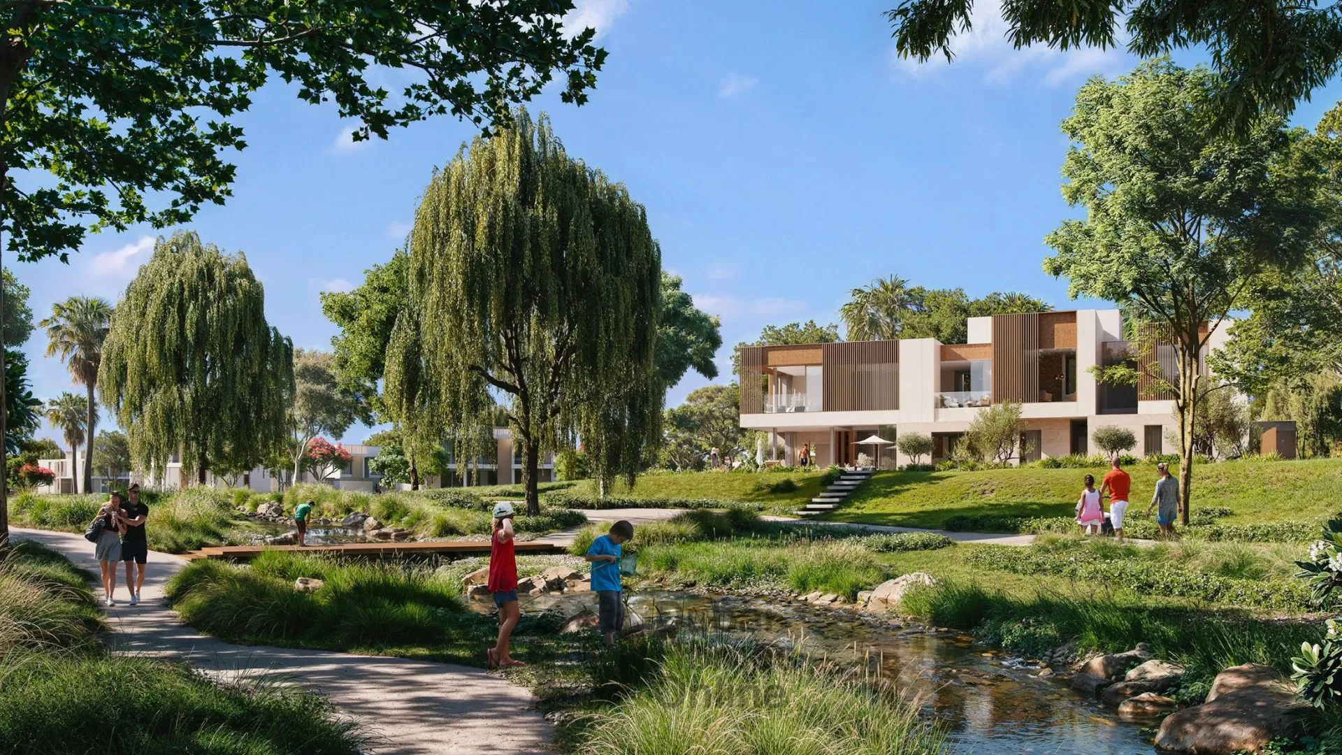 پروژه ویلایی اکرس مراس: خرید ویلای لوکس در دبی در منطقه دبی‌ لند