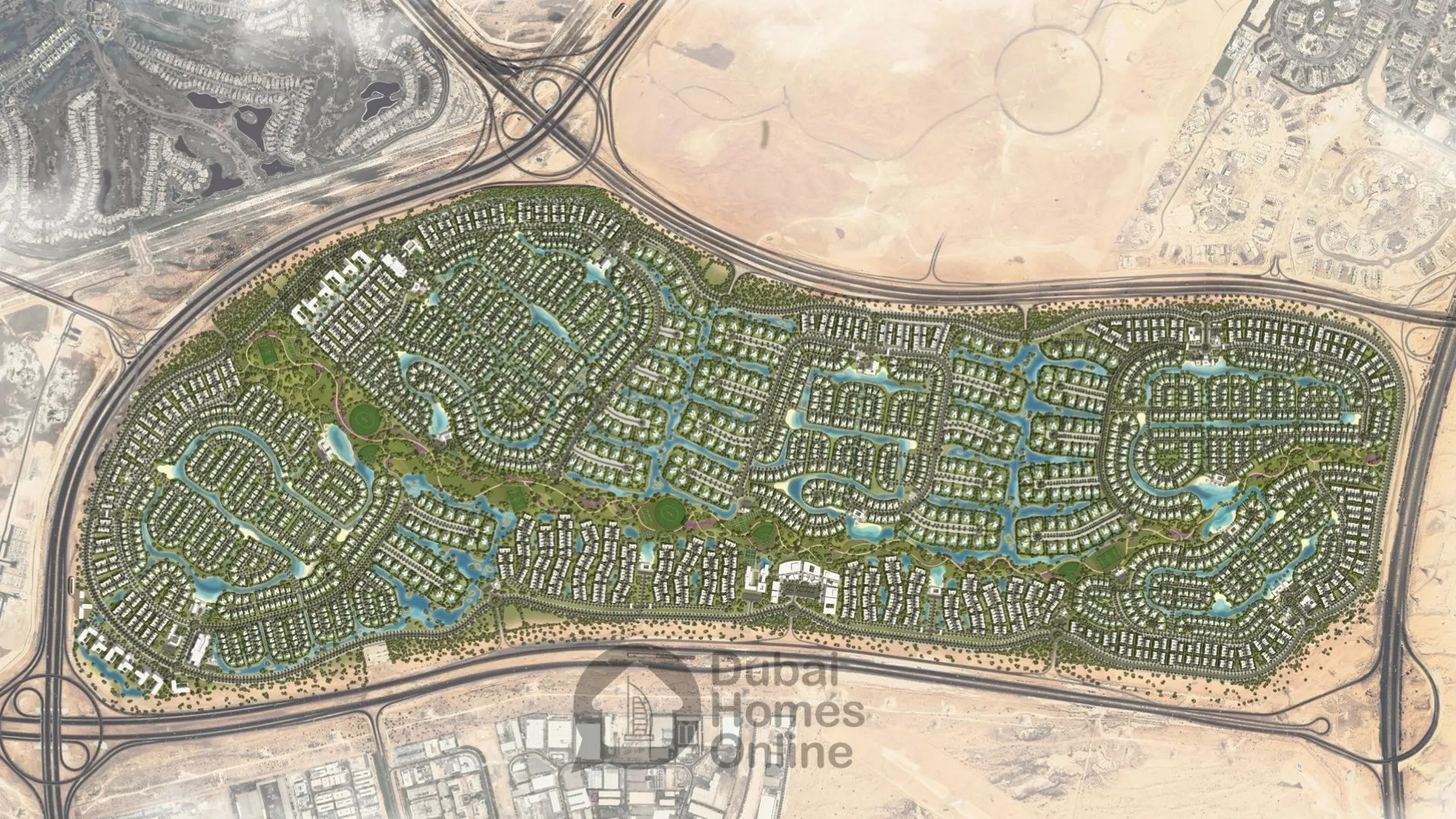 مشروع فلل إعمار بالميرا 3 ذا أواسيس: فلل فاخرة للبيع في دبي