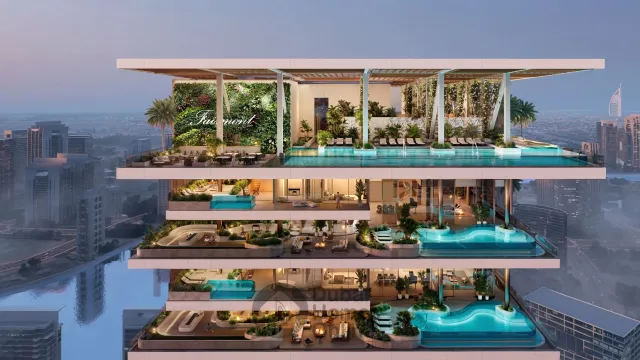 Fairmont Residences Solara Tower: Apartments And Duplex Penthouses For Sale in Downtown Dubai