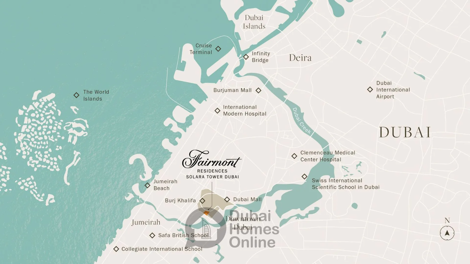 برج فيرمونت ريزيدنسز سولارا دبي: شقق وبنتهاوس دوبلكس للبيع في وسط مدينة دبي