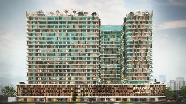 Peace Lagoons By Peace Homes: Luxury Apartments For Sale At Dubai Land Residence Complex