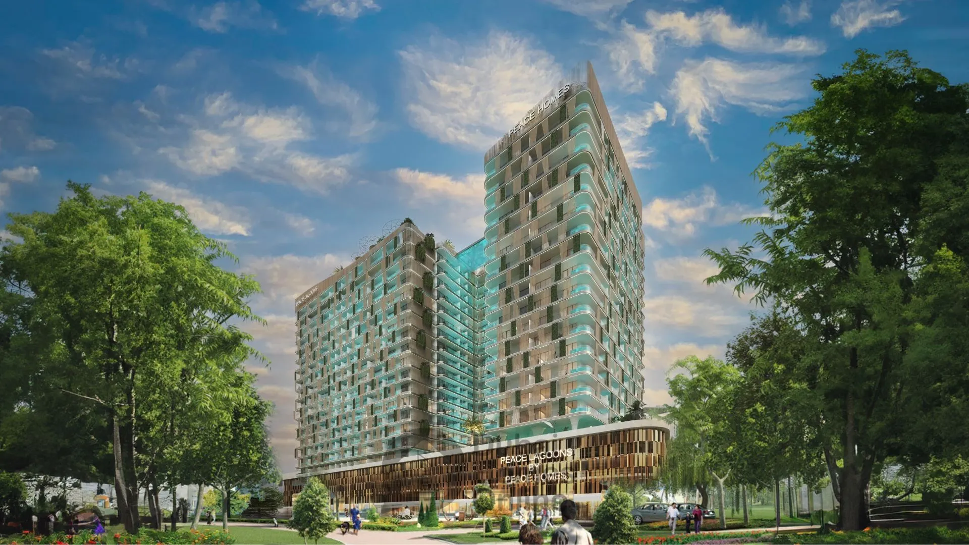 شقق بيس لاجونز من بيس هومز للتطوير العقاري: شقق فاخرة للبيع في مجمع دبي لاند السكني