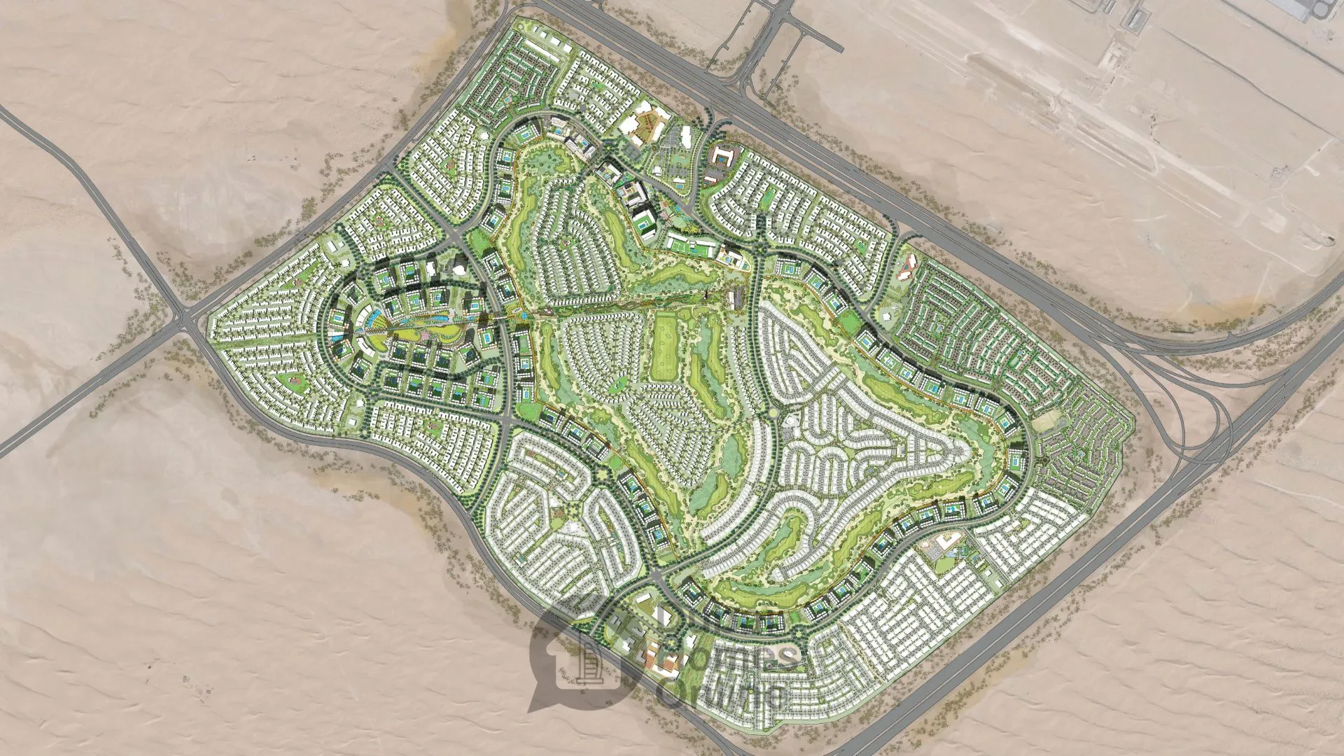 مشروع جرينز بوينت في إعمار ساوث: تاون هاوس للبيع في دبي ساوث