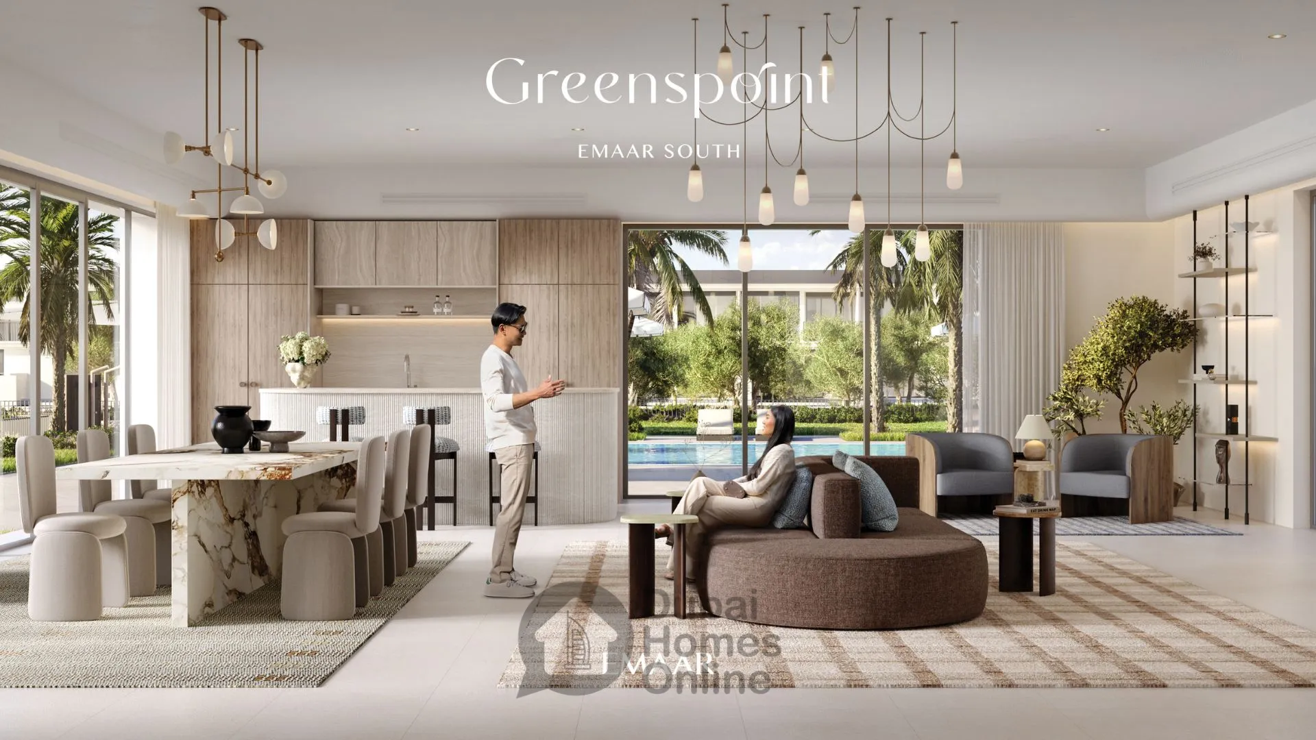 مشروع جرينز بوينت في إعمار ساوث: تاون هاوس للبيع في دبي ساوث