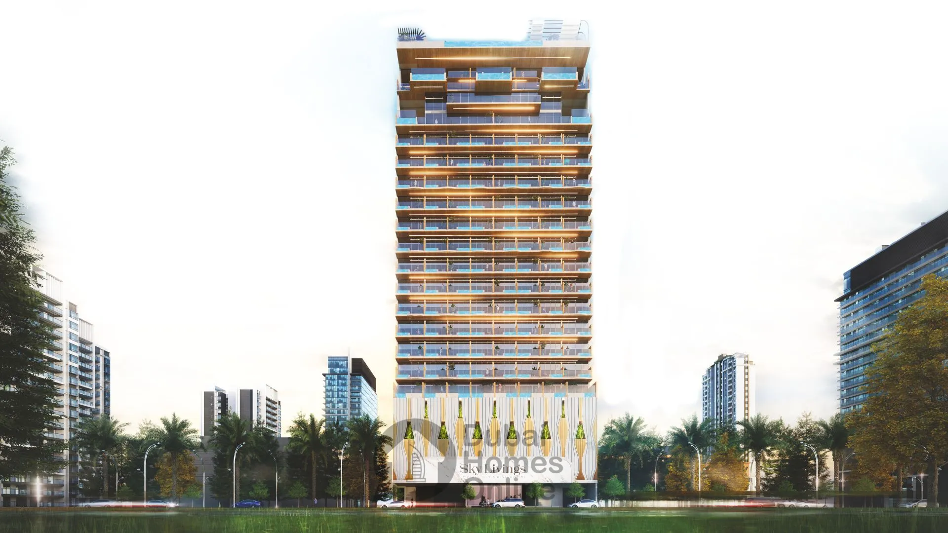 سكاي ليفينج في قرية جميرا الدائرية: شقق و دوبلكس للبيع في قرية جميرا الدائرية دبي