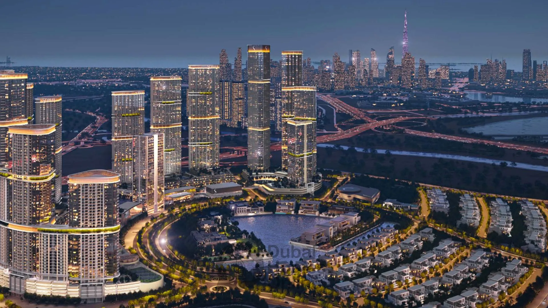 مشروع شوبا سكاي فيو سبكترا: شقق للبيع في سوبها هارتلاند 2 دبي