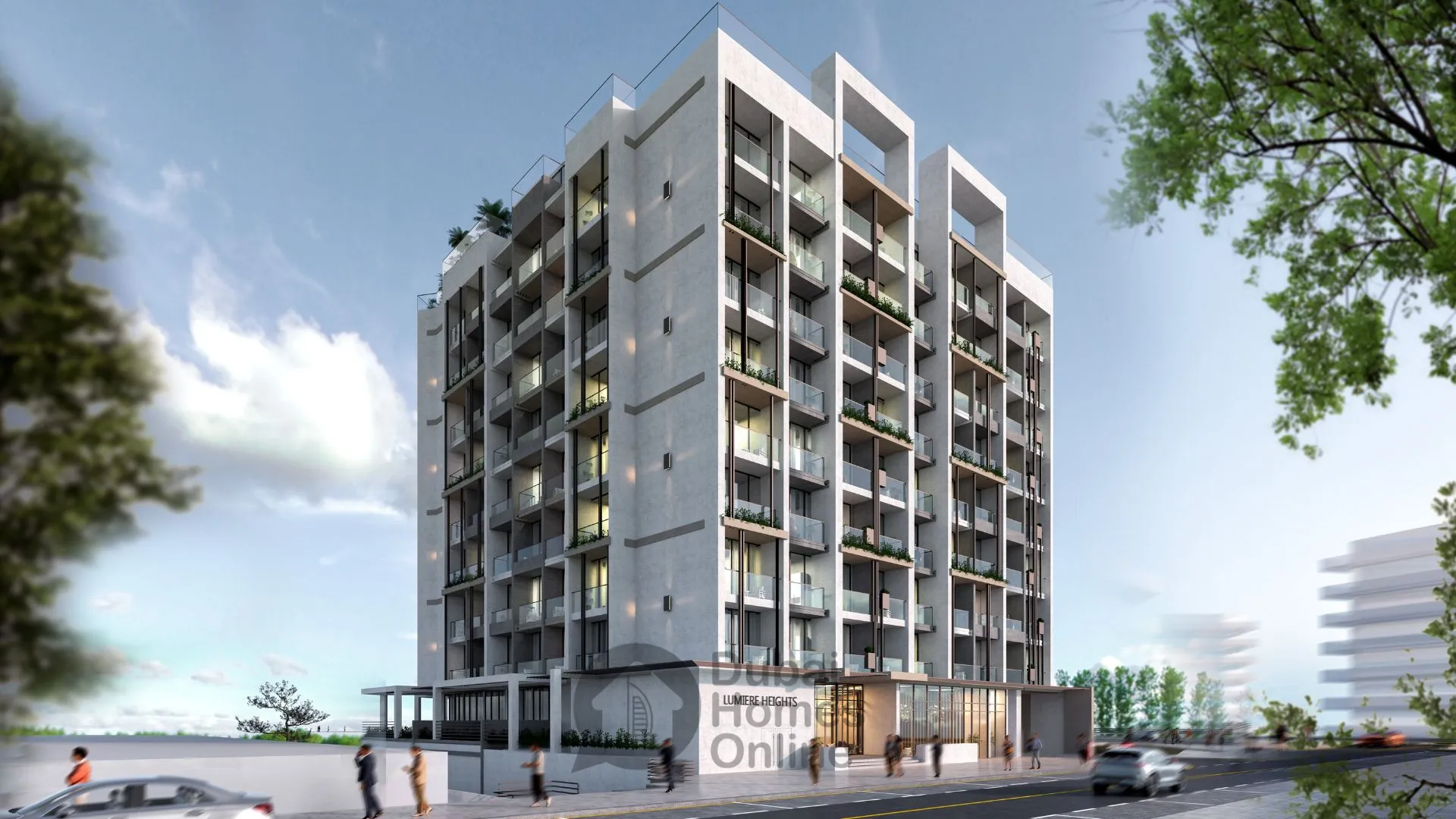 لوميير هايتس: شقق مطلة على الواجهة البحرية للبيع في الجداف دبي