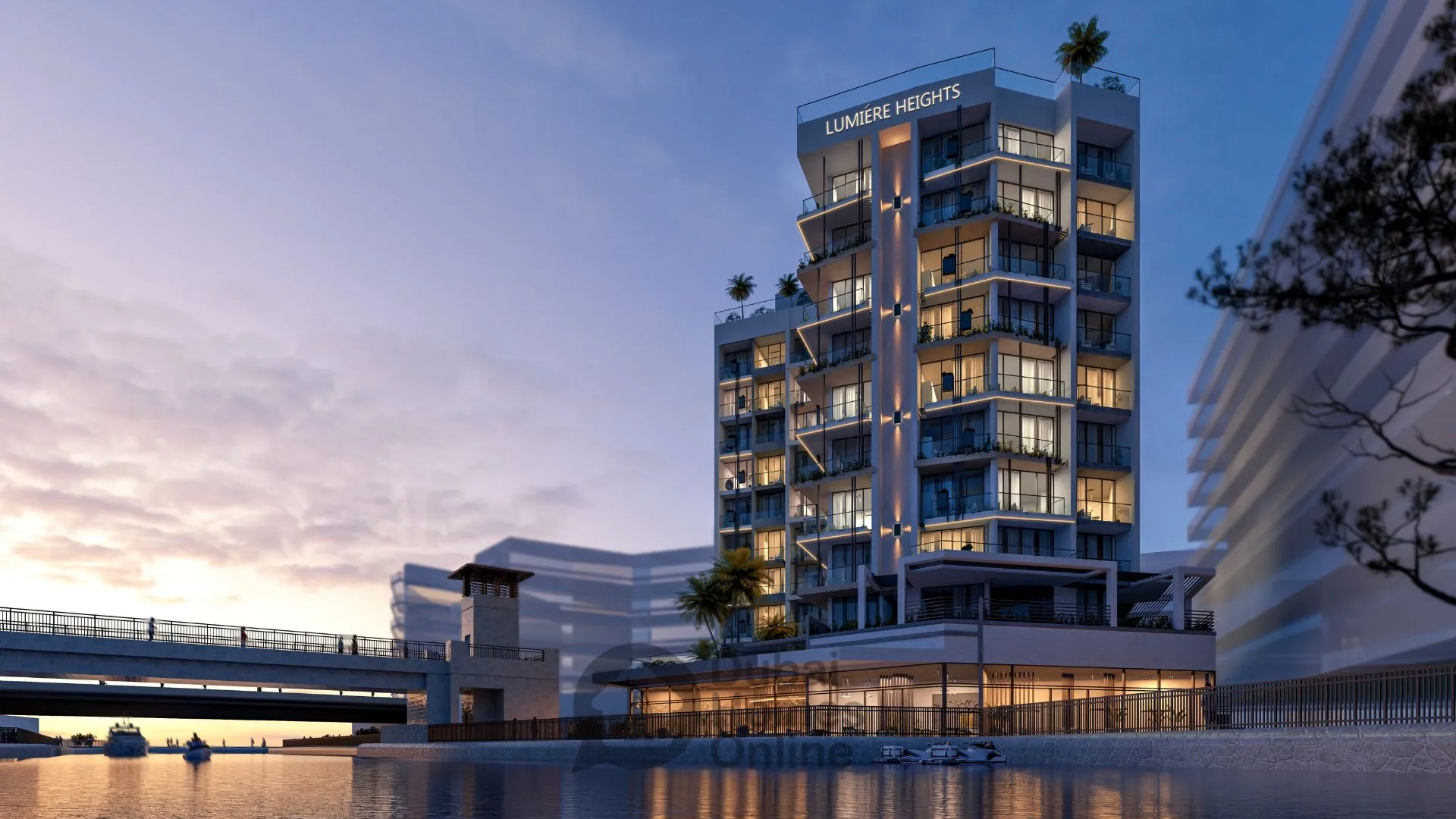 لوميير هايتس: شقق مطلة على الواجهة البحرية للبيع في الجداف دبي