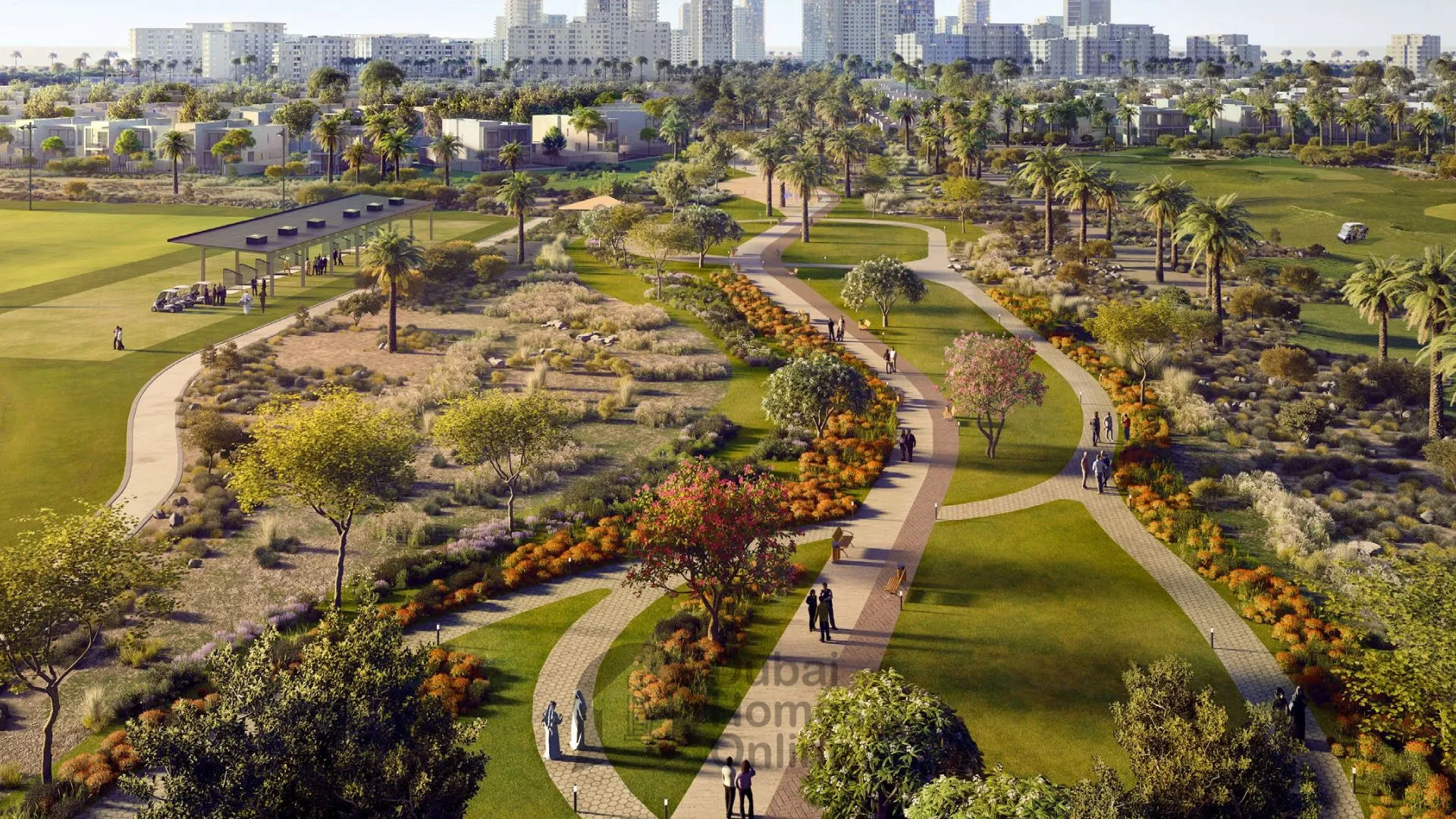 مشروع جولف ميدو في إعمار الجنوب: شقق وتاون هاوس للبيع في دبي