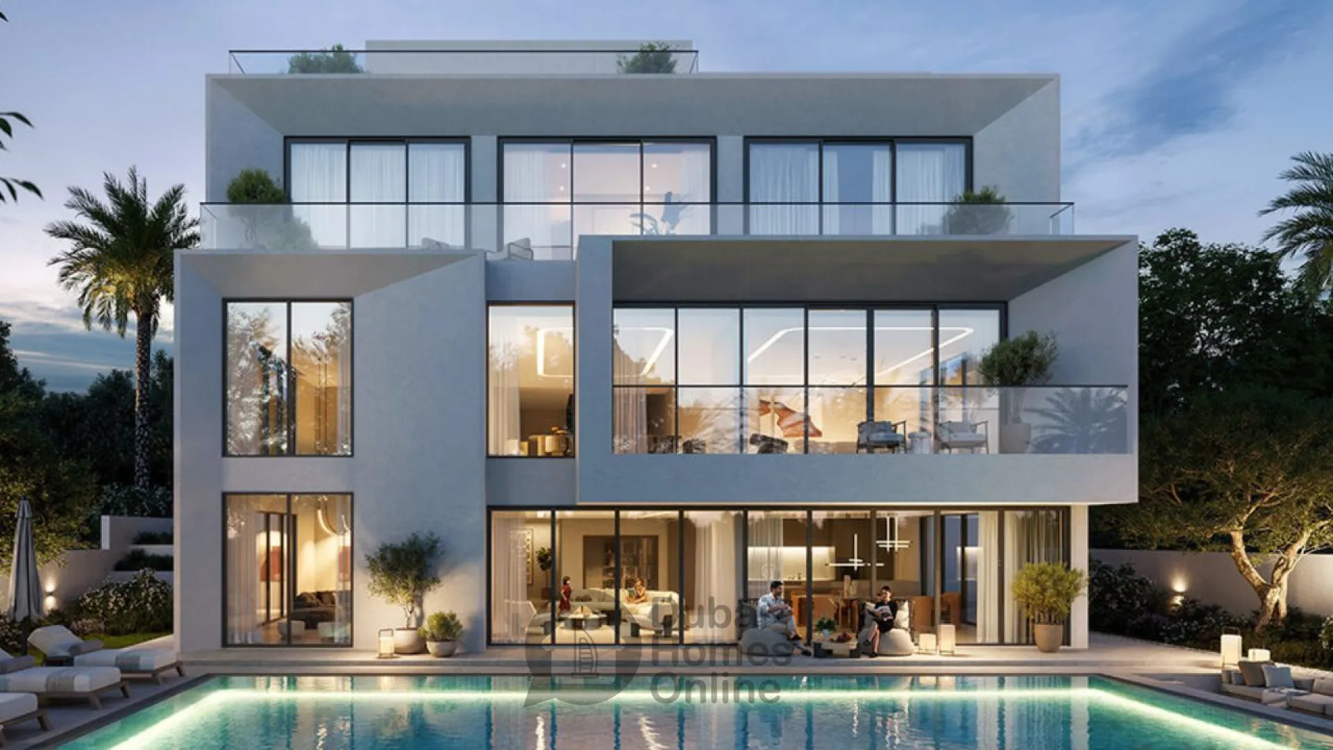 مشروع فلل اعمار بالاس أوسترا: فلل فاخرة للبيع في واحة دبي