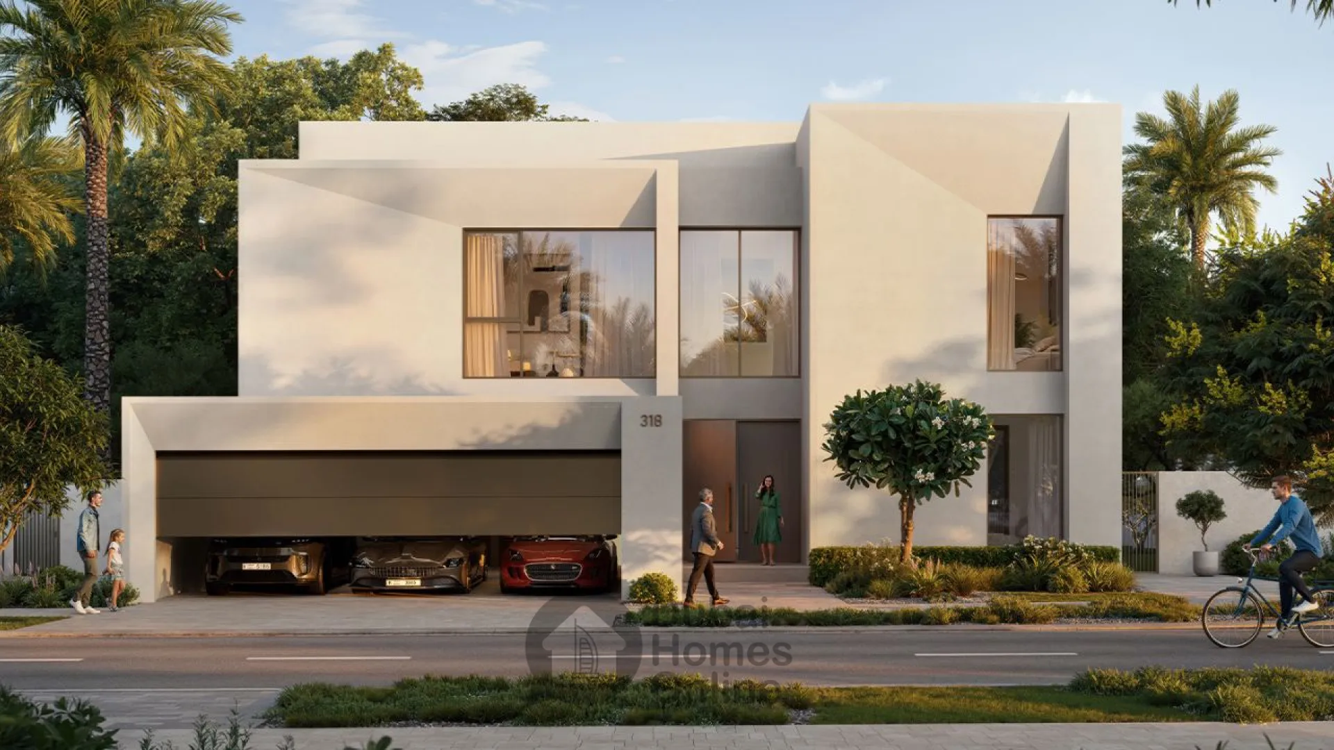 مشروع فلل اعمار بالاس أوسترا: فلل فاخرة للبيع في واحة دبي