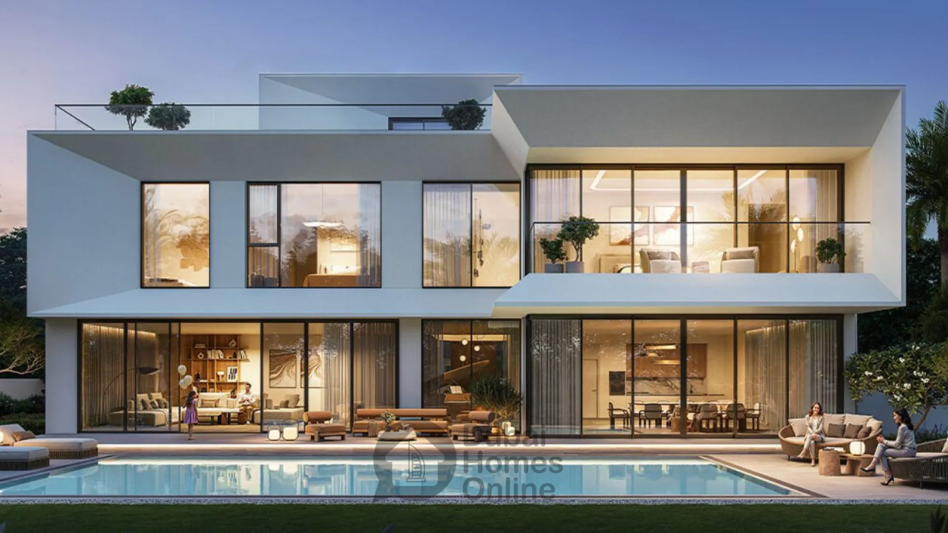 مشروع فلل اعمار بالاس أوسترا: فلل فاخرة للبيع في واحة دبي