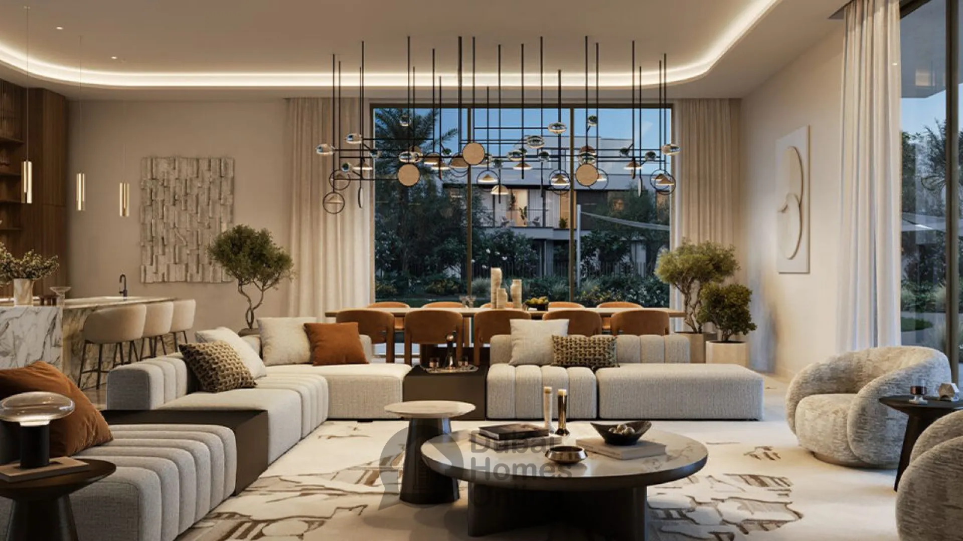 مشروع فلل اعمار بالاس أوسترا: فلل فاخرة للبيع في واحة دبي