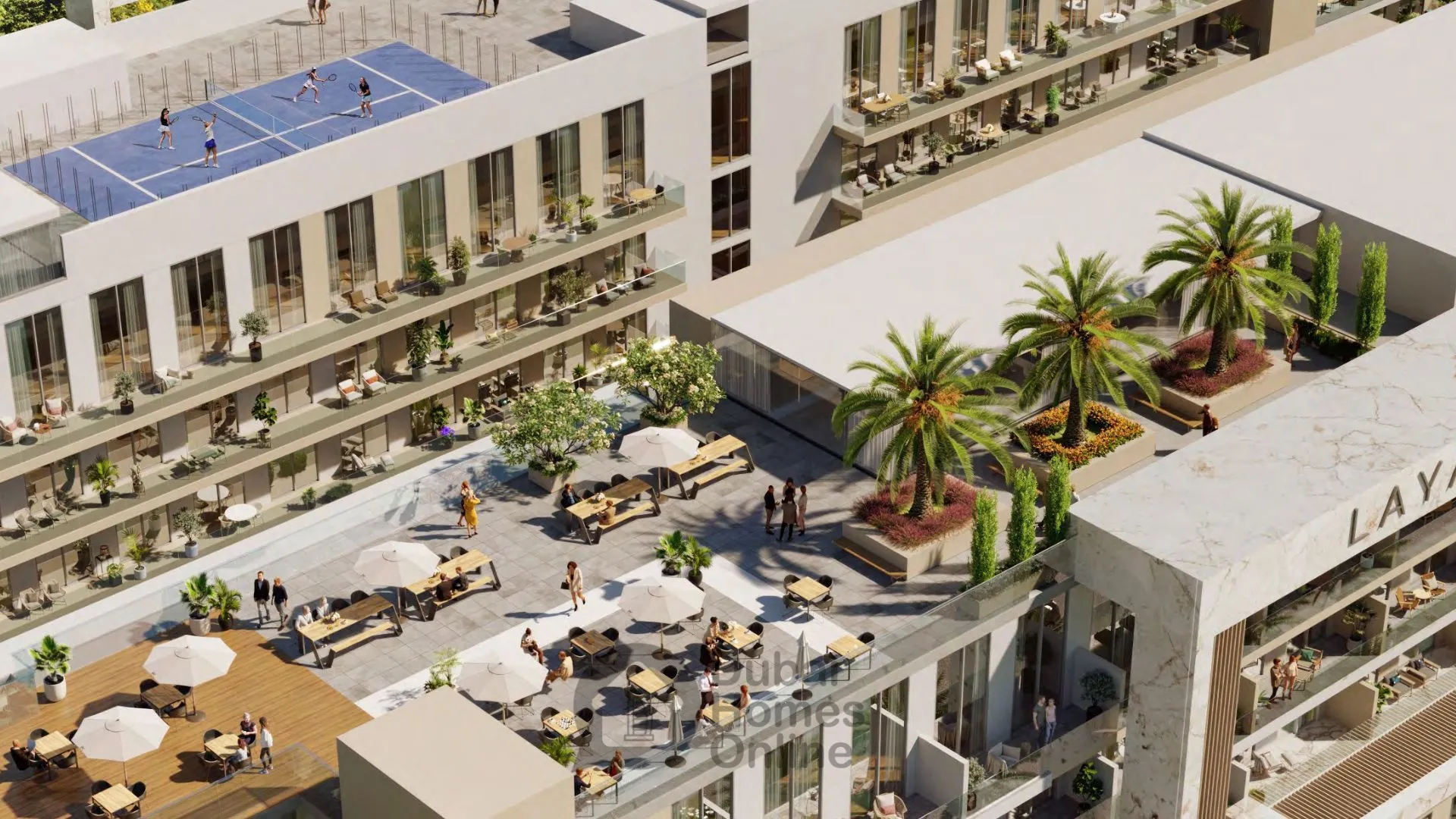 شقق لايا كورتيارد من ديكا في مدينة دبي للاستوديوهات