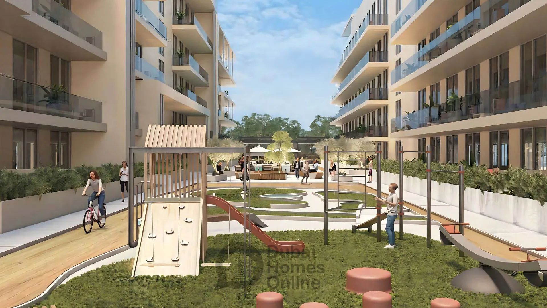 شقق لايا كورتيارد من ديكا في مدينة دبي للاستوديوهات