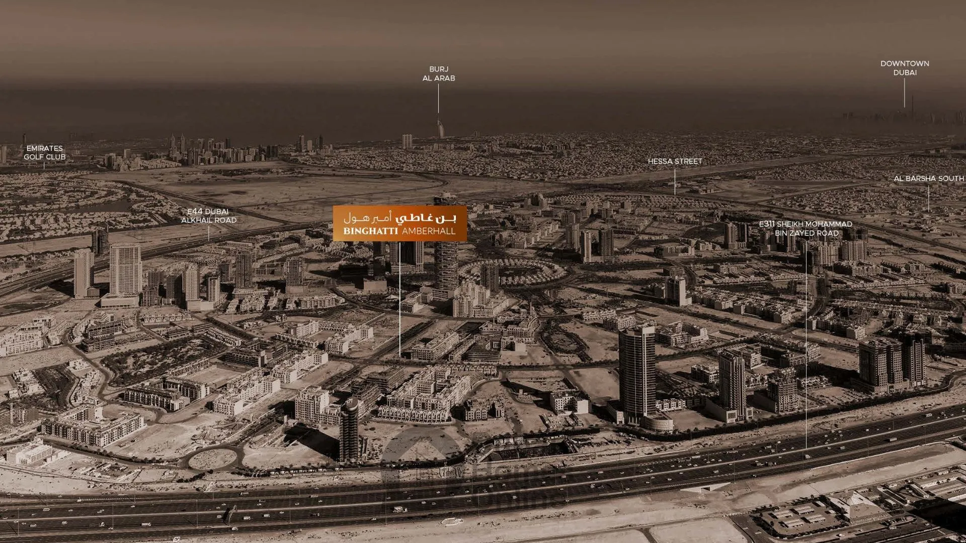 Binghatti Amber Hall Apartments at JVC Dubai