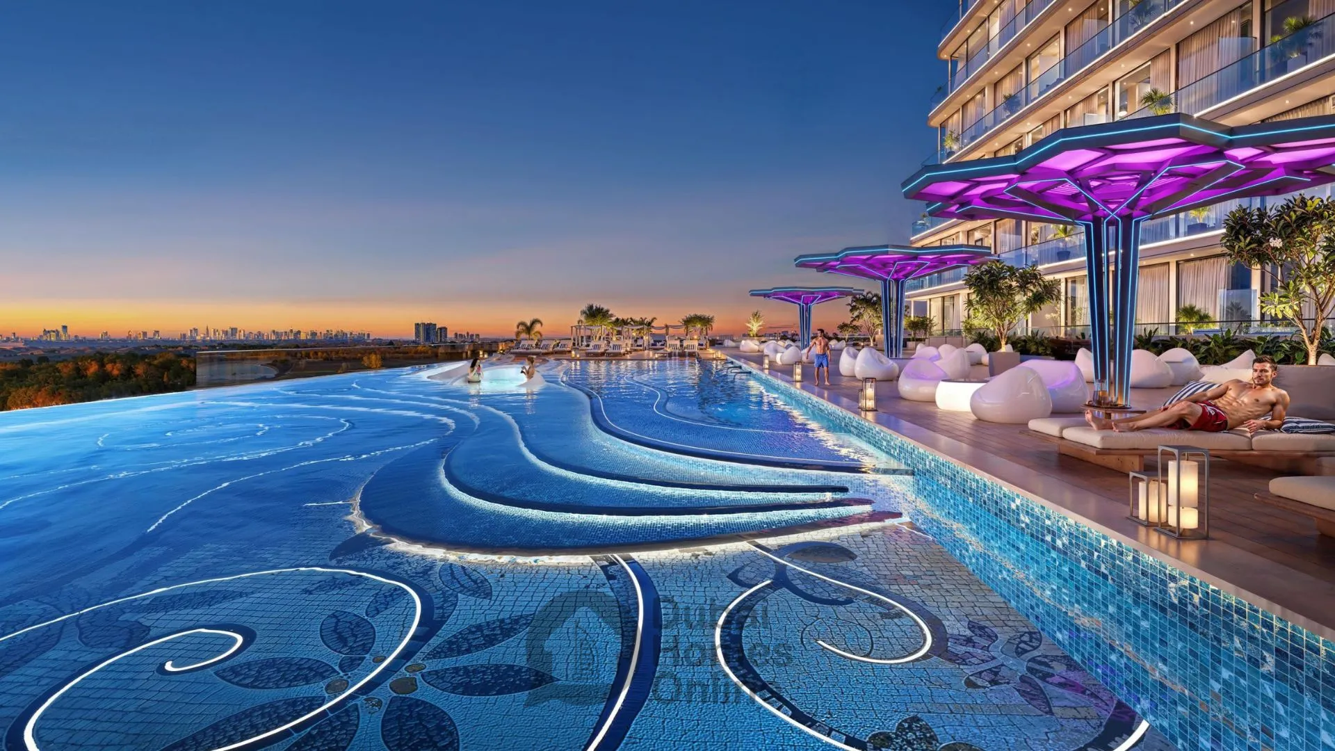 آپارتمان های دانوب اسپارکلز دبی در منطقه الفرجان دبی