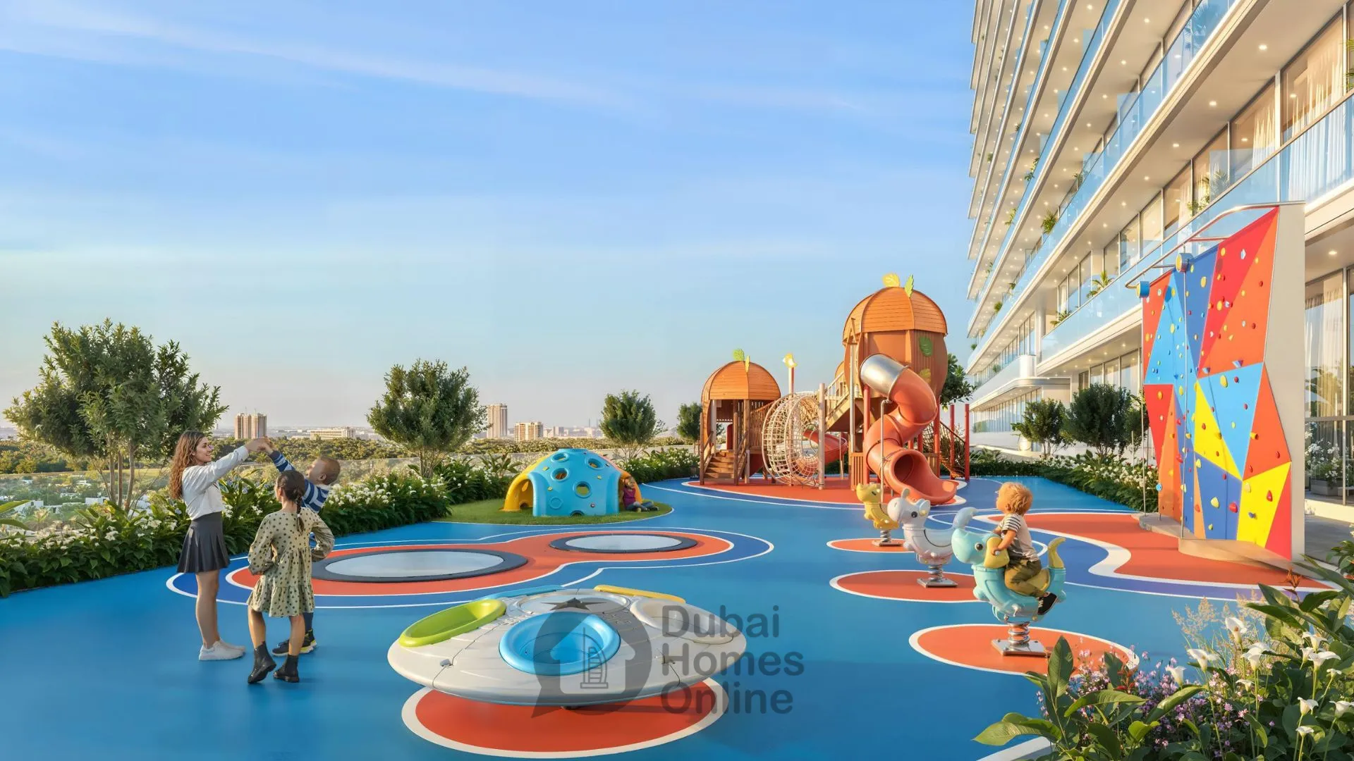 آپارتمان های دانوب اسپارکلز دبی در منطقه الفرجان دبی