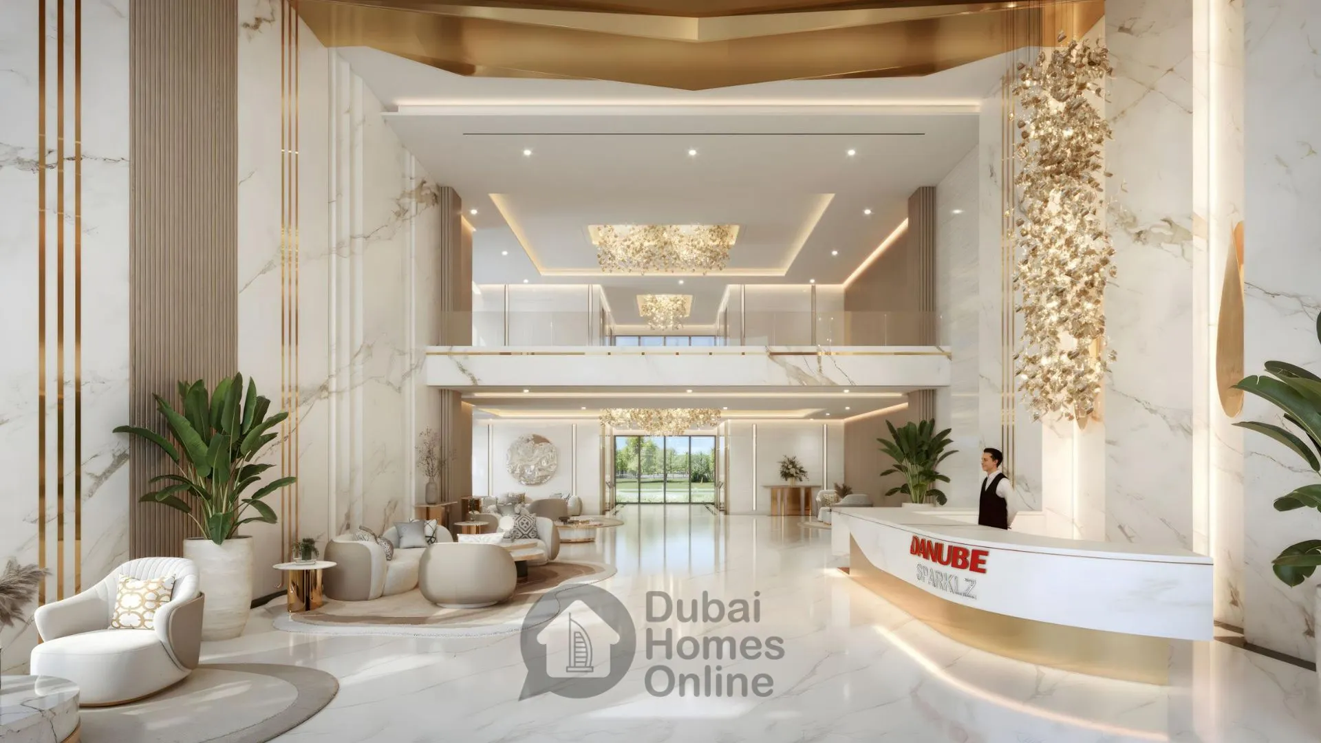 آپارتمان های دانوب اسپارکلز دبی در منطقه الفرجان دبی