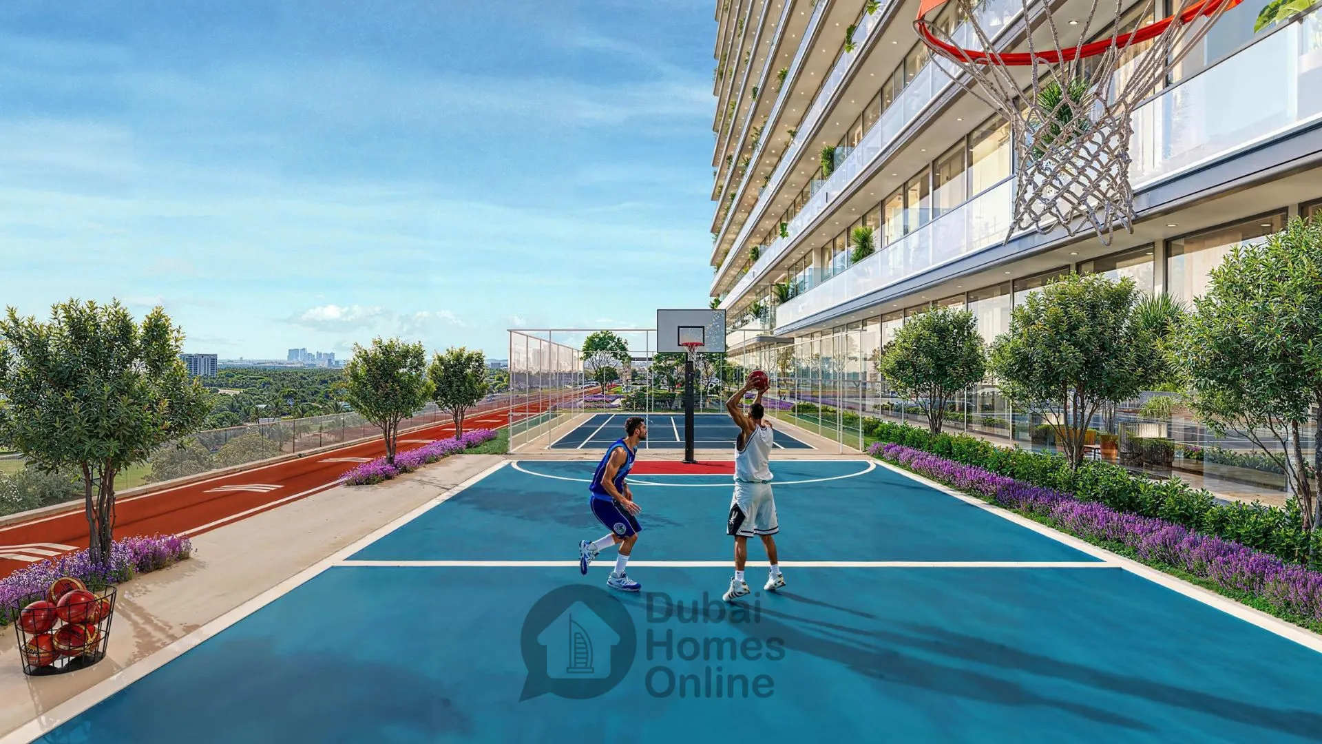 آپارتمان های دانوب اسپارکلز دبی در منطقه الفرجان دبی