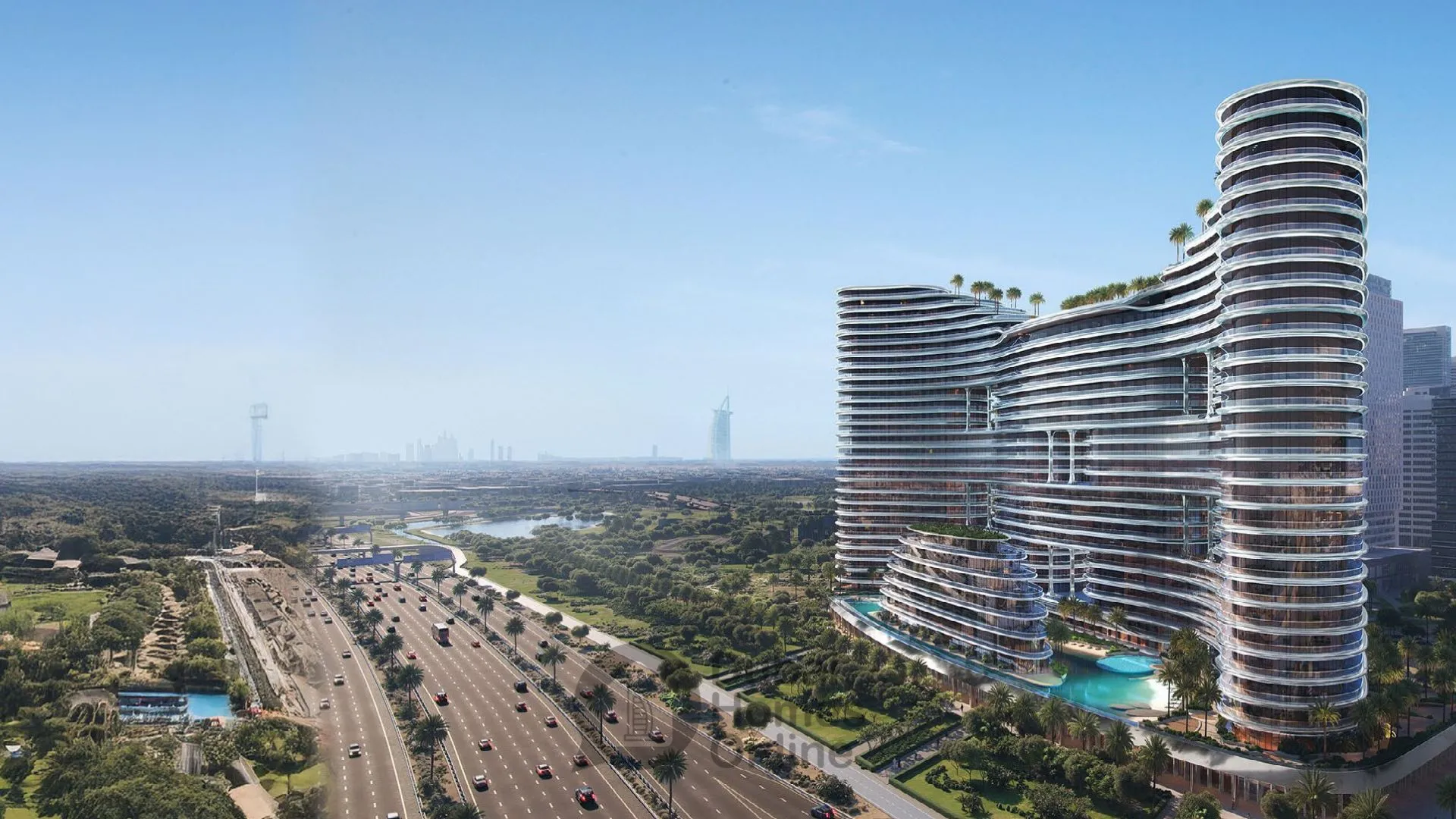 شقق بن غاطي أكوارايز في الخليج التجاري دبي، السعر والتفاصيل