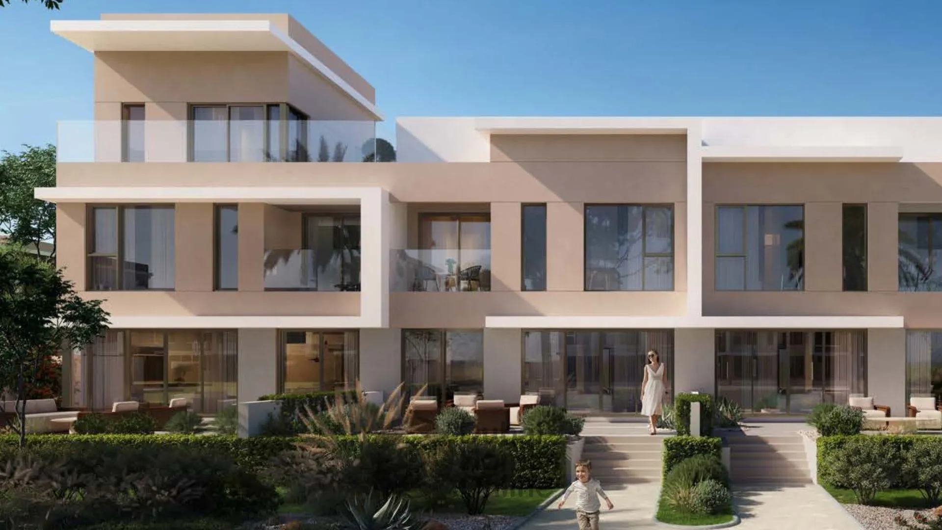 تاون هاوس و فلل بين من أورا للبيع في غنتوت بأبوظبي