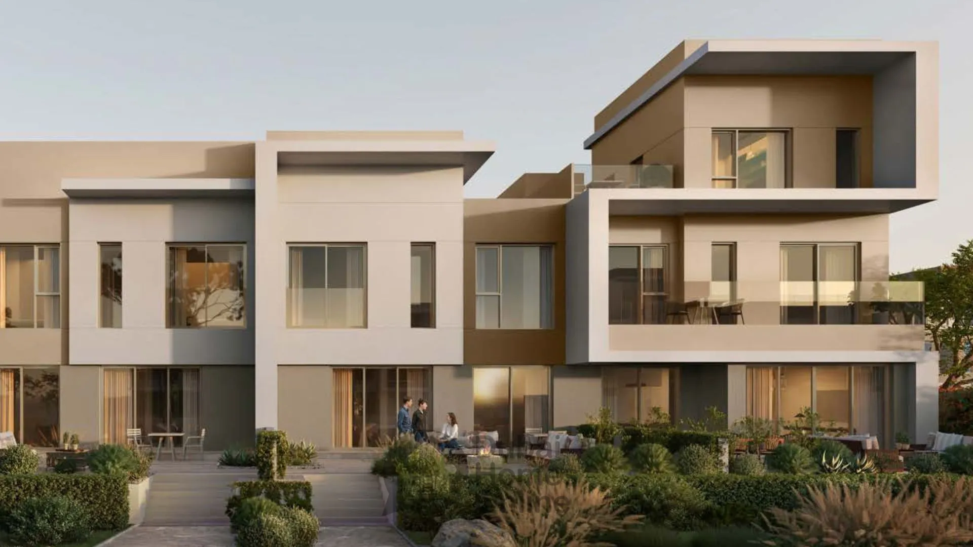 تاون هاوس و فلل بين من أورا للبيع في غنتوت بأبوظبي