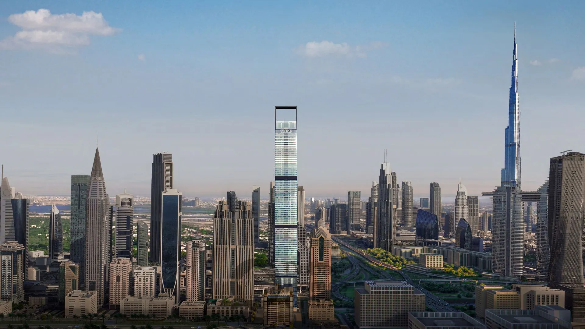 برج ترامب دبي: مساكن حصرية وفاخرة على طريق الشيخ زايد