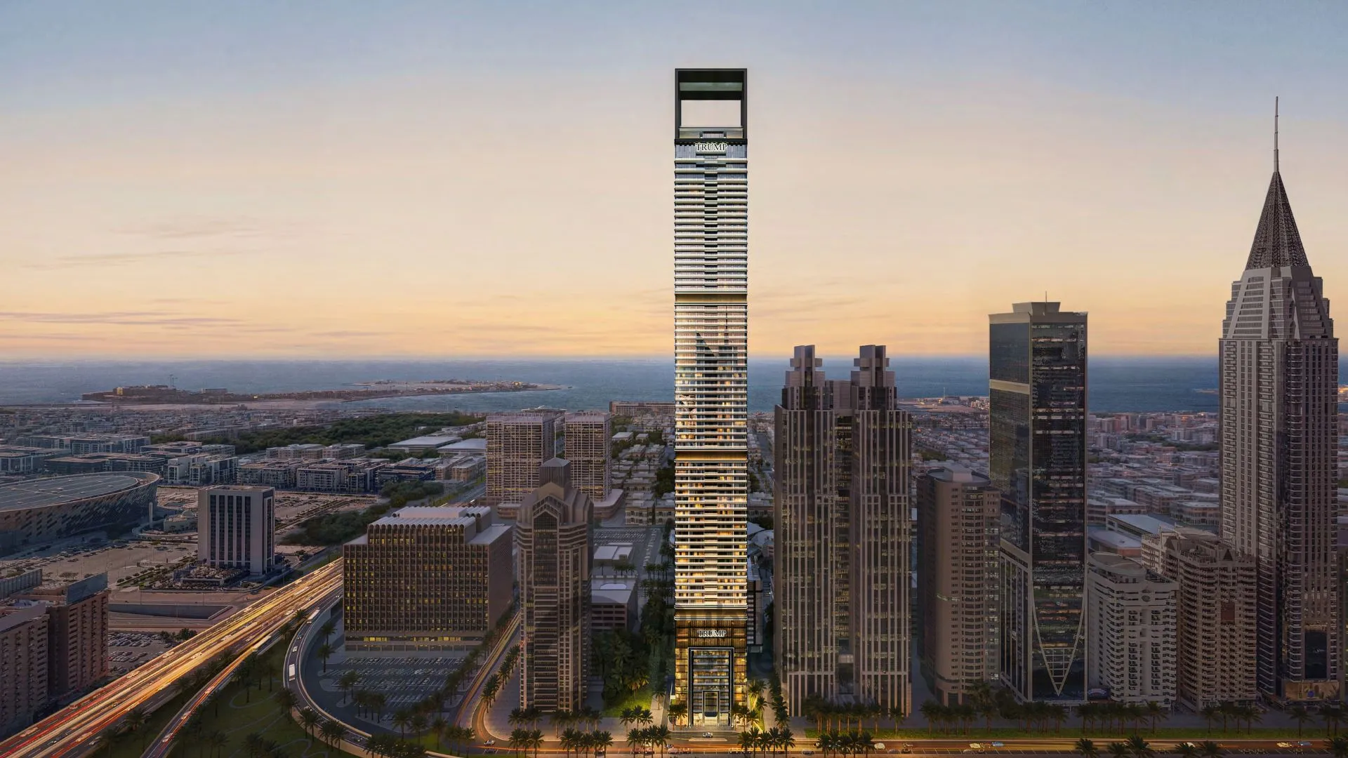 برج ترامب دبي: مساكن حصرية وفاخرة على طريق الشيخ زايد
