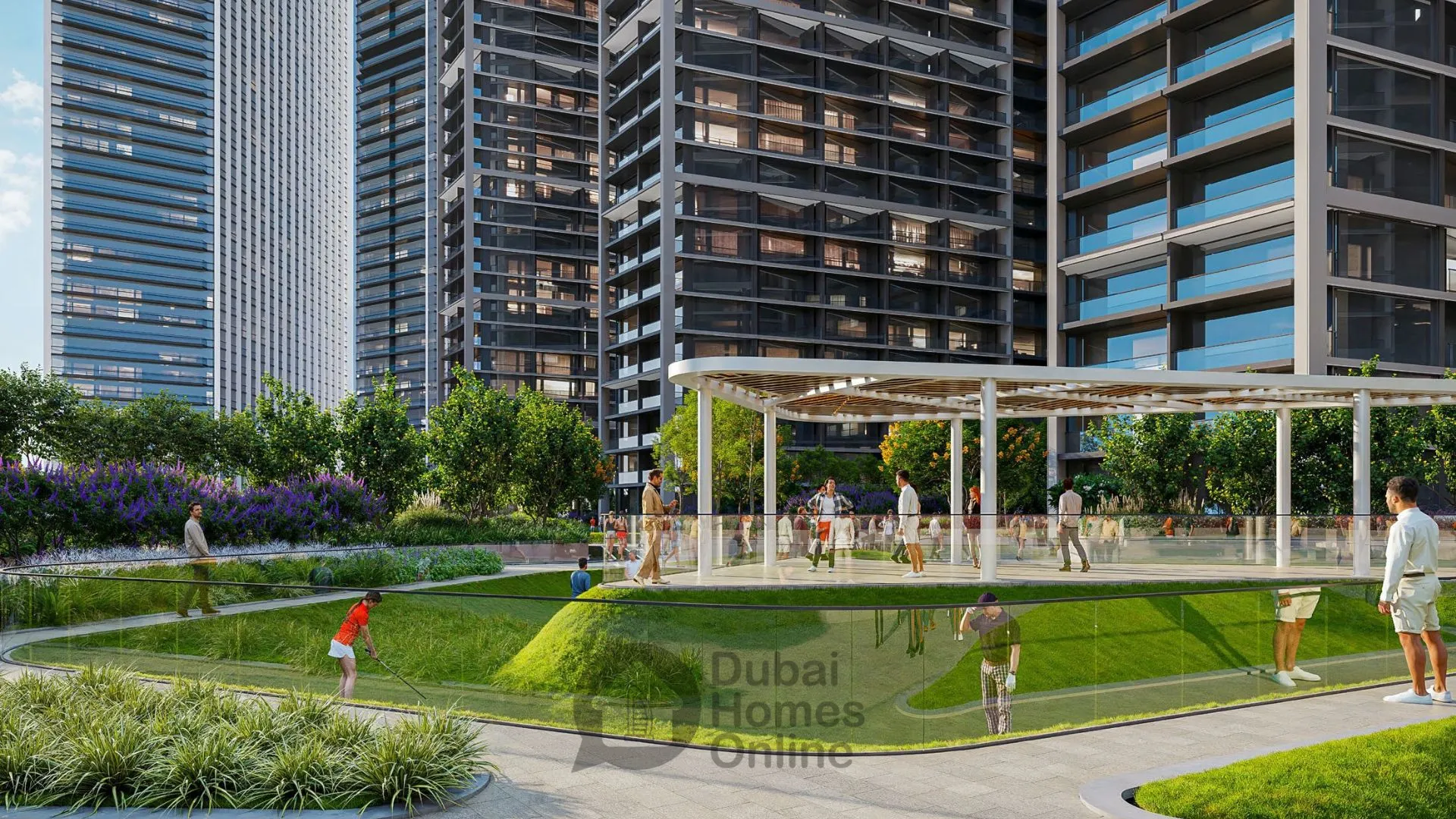 شقق شوبا سنترال للبيع في دبي على شارع الشيخ زايد دبي