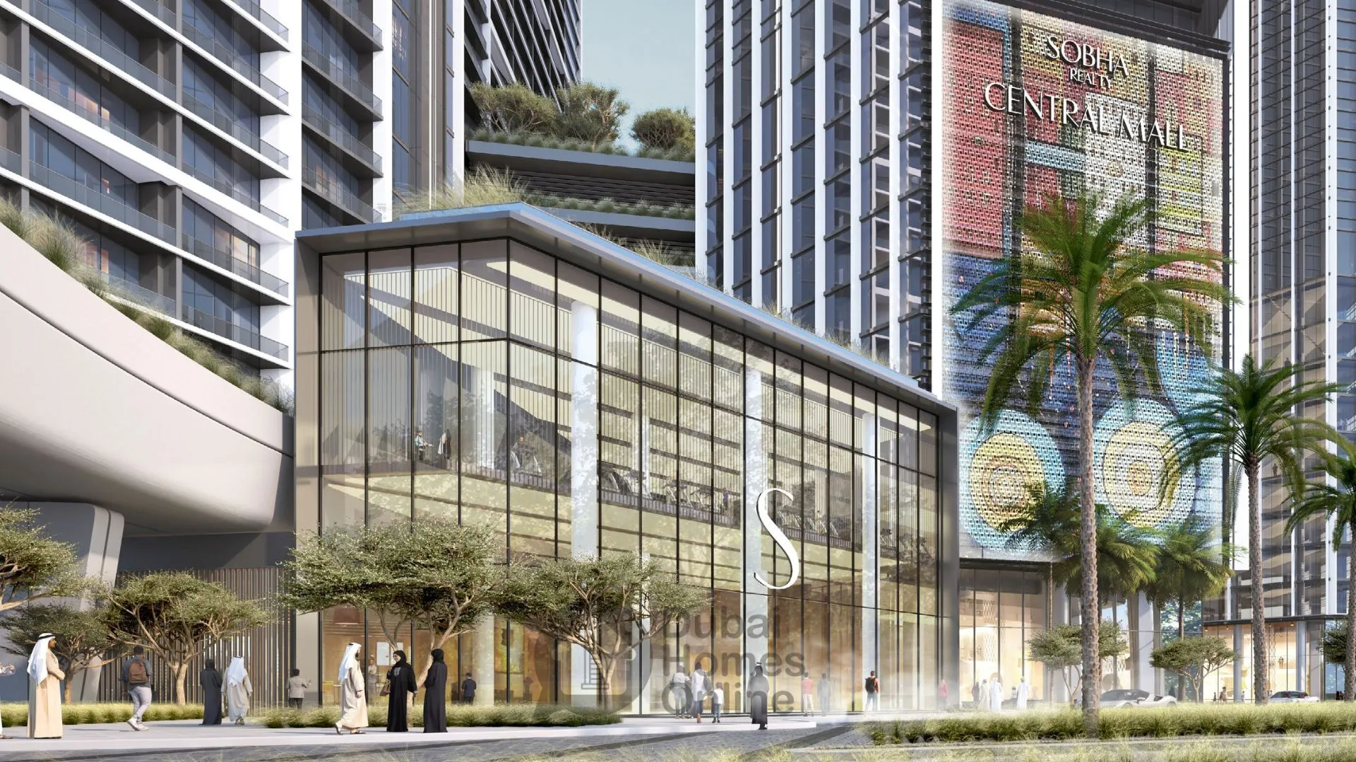 شقق شوبا سنترال للبيع في دبي على شارع الشيخ زايد دبي