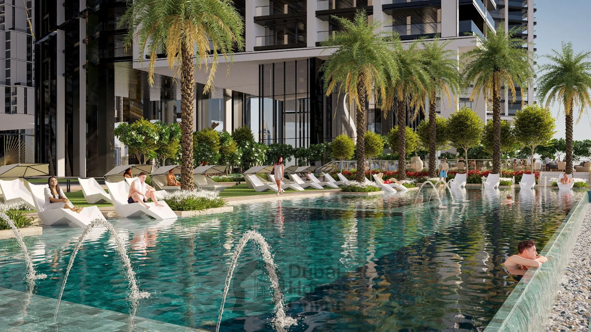 شقق شوبا سنترال للبيع في دبي على شارع الشيخ زايد دبي