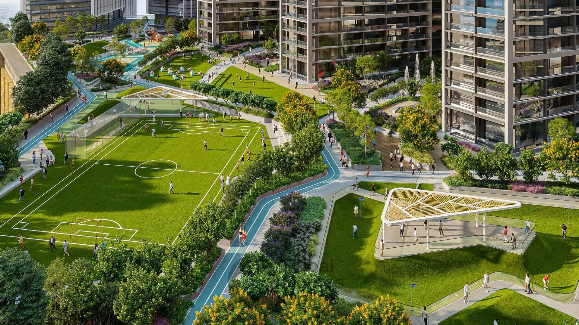 شقق شوبا سنترال للبيع في دبي على شارع الشيخ زايد دبي