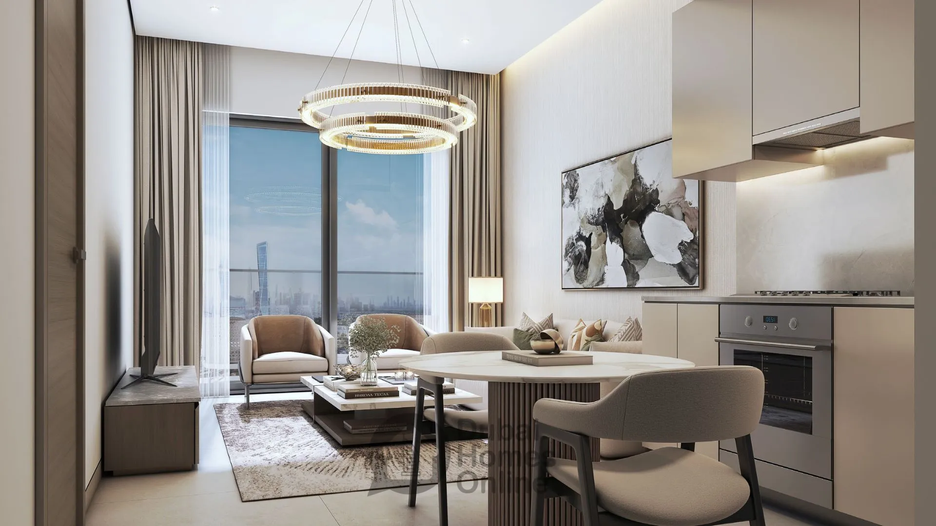 شقق شوبا سنترال للبيع في دبي على شارع الشيخ زايد دبي