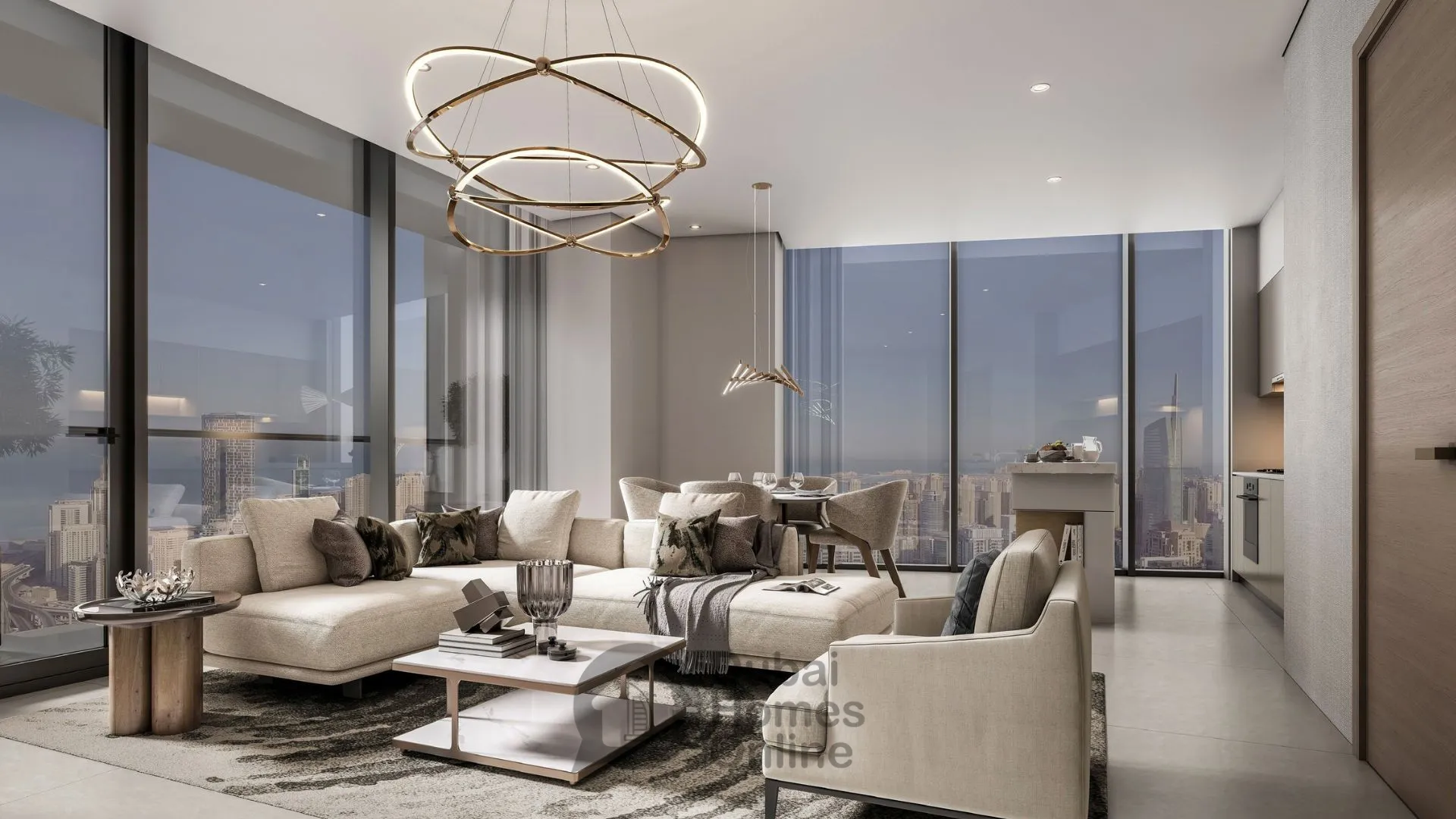 شقق شوبا سنترال للبيع في دبي على شارع الشيخ زايد دبي