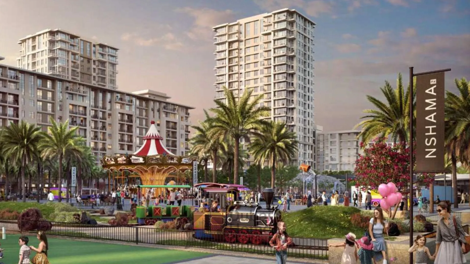 Nshama Augusta Apartments at Town Square Dubai + Price and Details