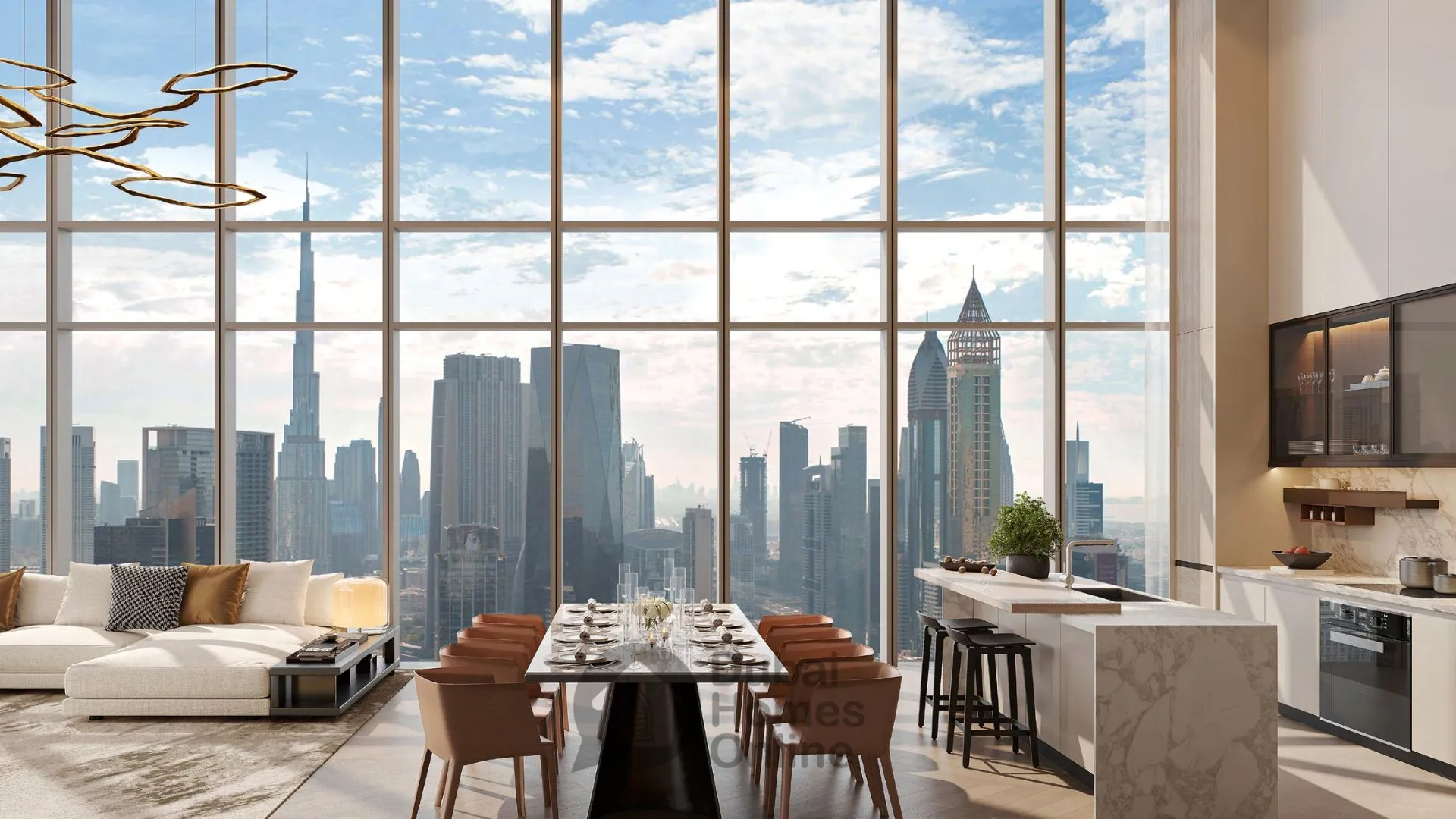 جمیرا رزیدنس‌ امارات تاورز – شاهکار مراس در خیابان شیخ زاید