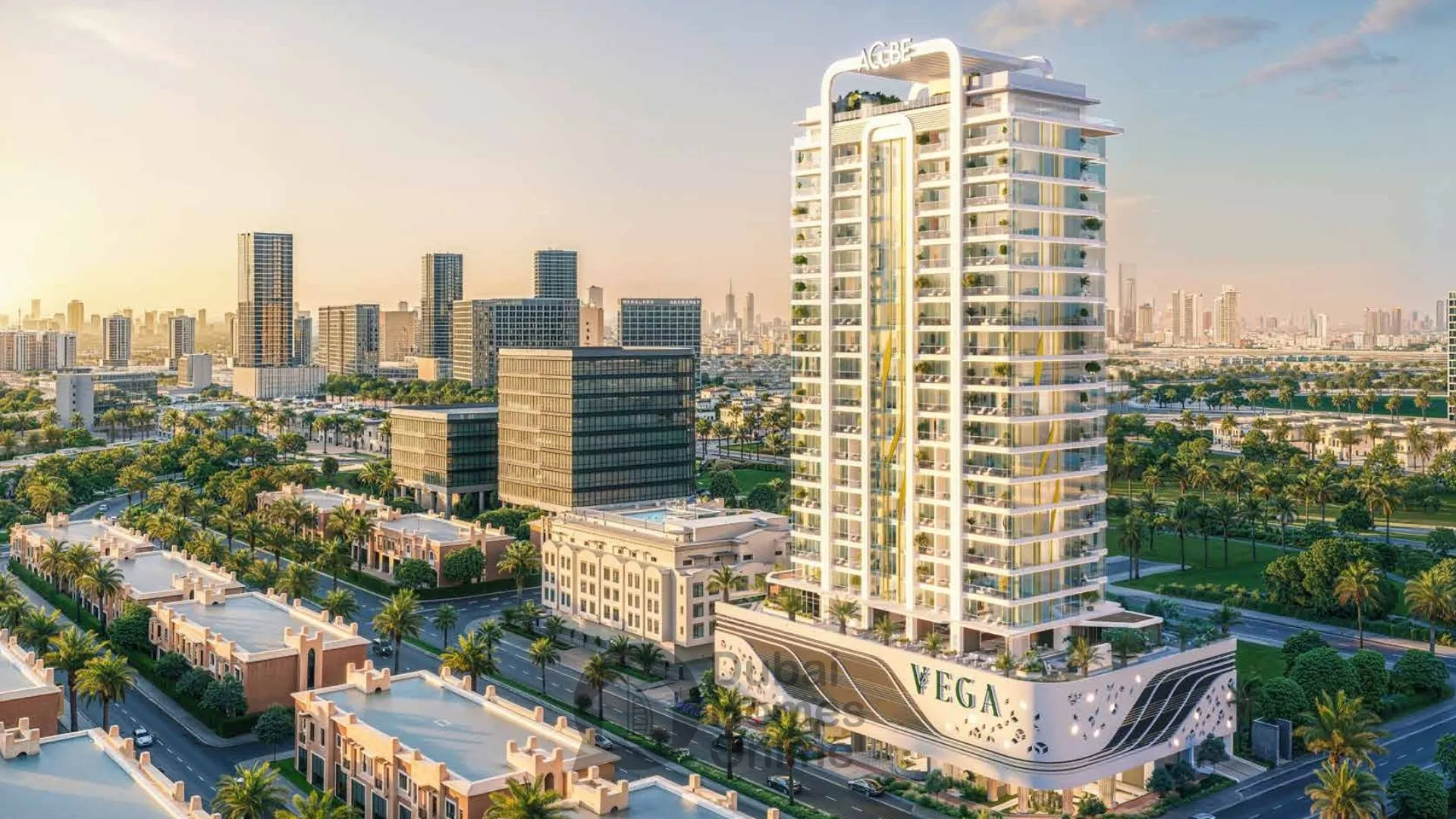 شقق فيغا في مدينة دبي الرياضية + السعر والتفاصيل