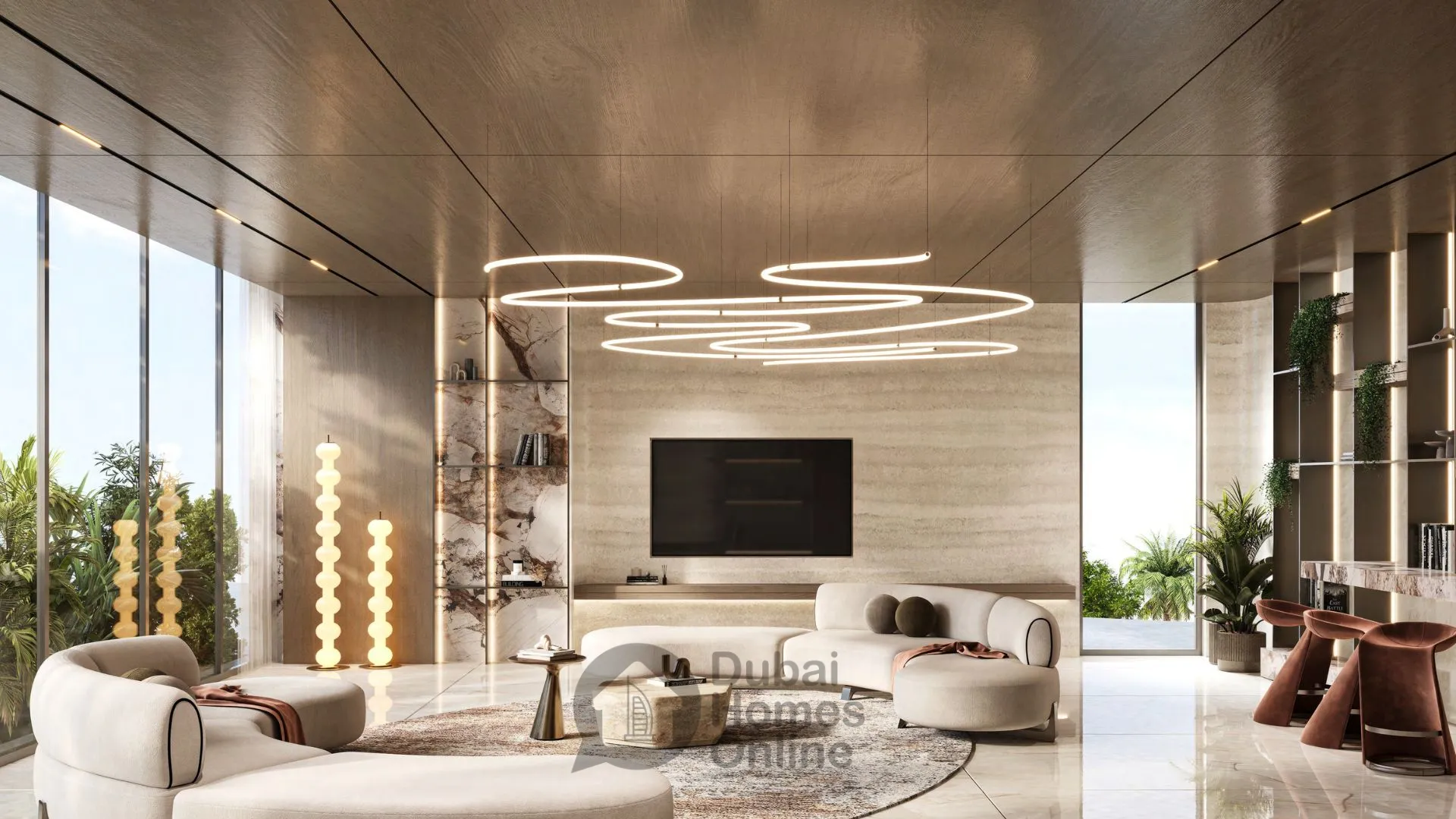 شقق ربدان جیتس في مجان دبي لاند + السعر والتفاصيل