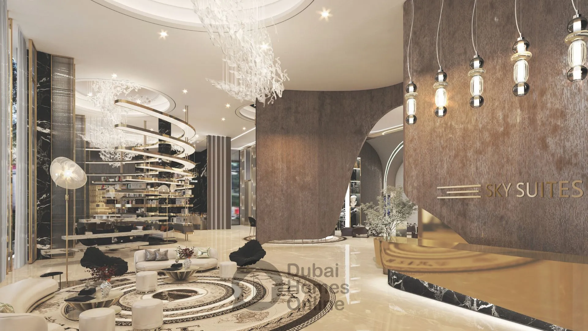 شقق سكاي سويتس في قرية جميرا الدائرية دبي + السعر والتفاصيل