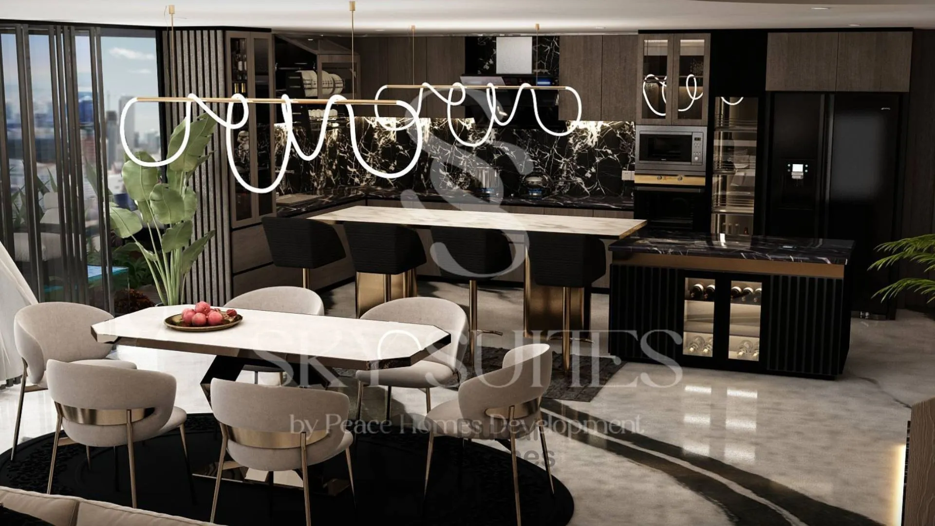 شقق سكاي سويتس في قرية جميرا الدائرية دبي + السعر والتفاصيل