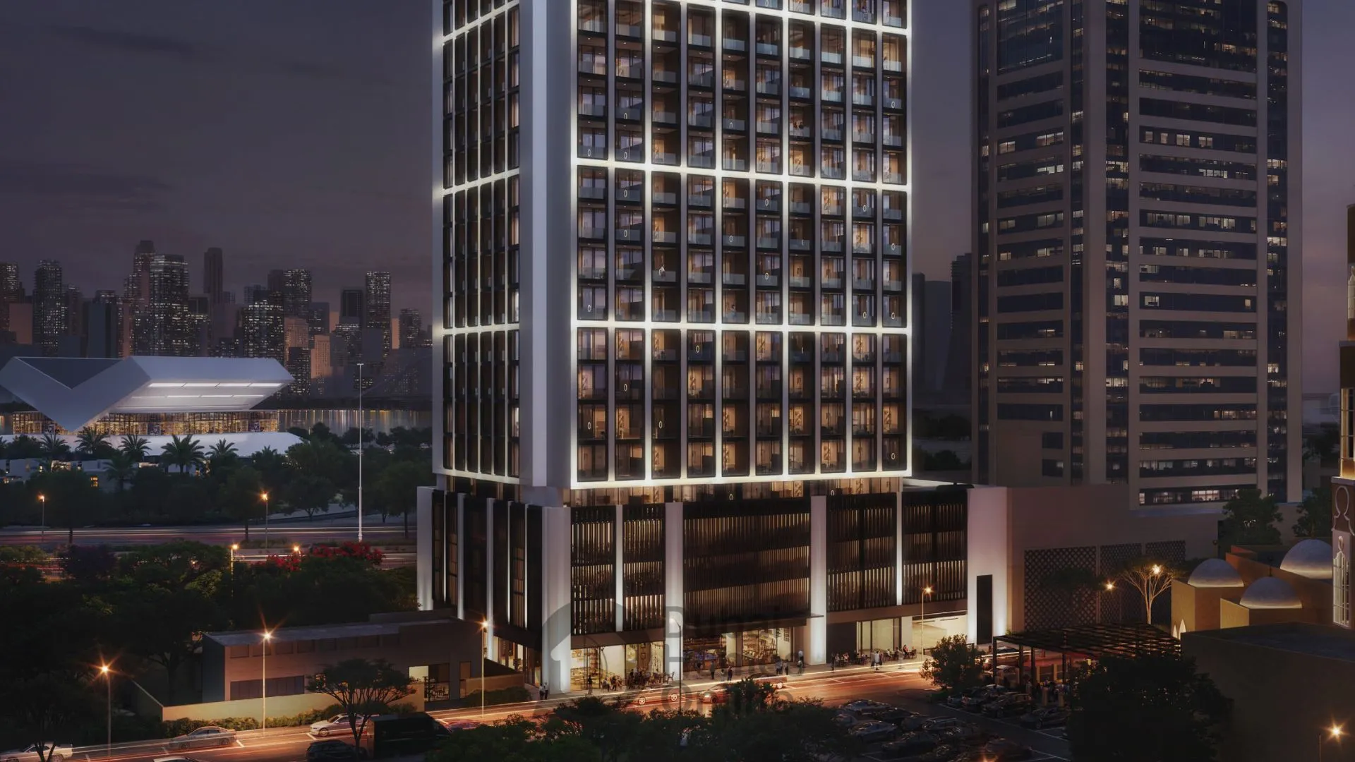 خرید آپارتمان‌های بن غاطی تویلایت در منطقه الجداف دبی