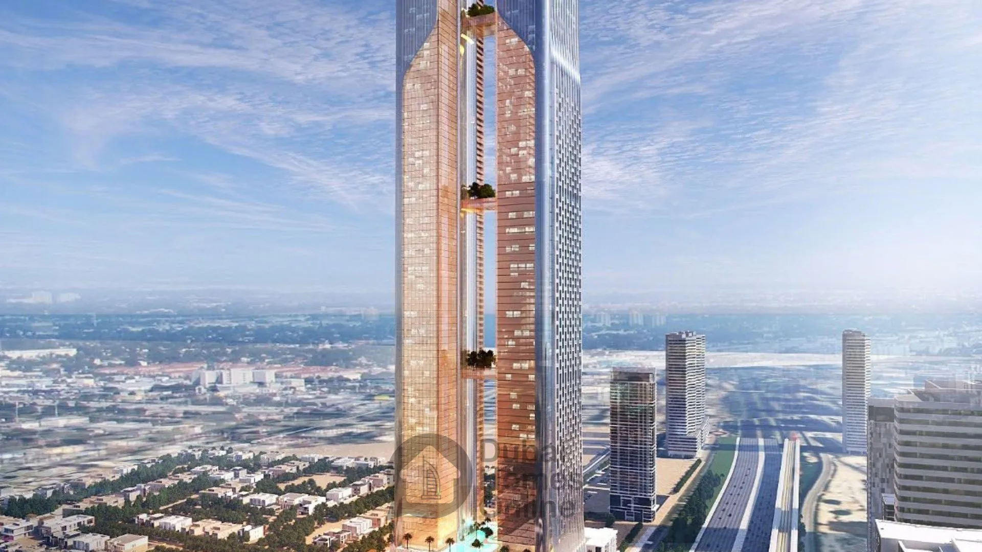 شقق برج أفيور على شارع الشيخ زايد، دبي + السعر والتفاصيل