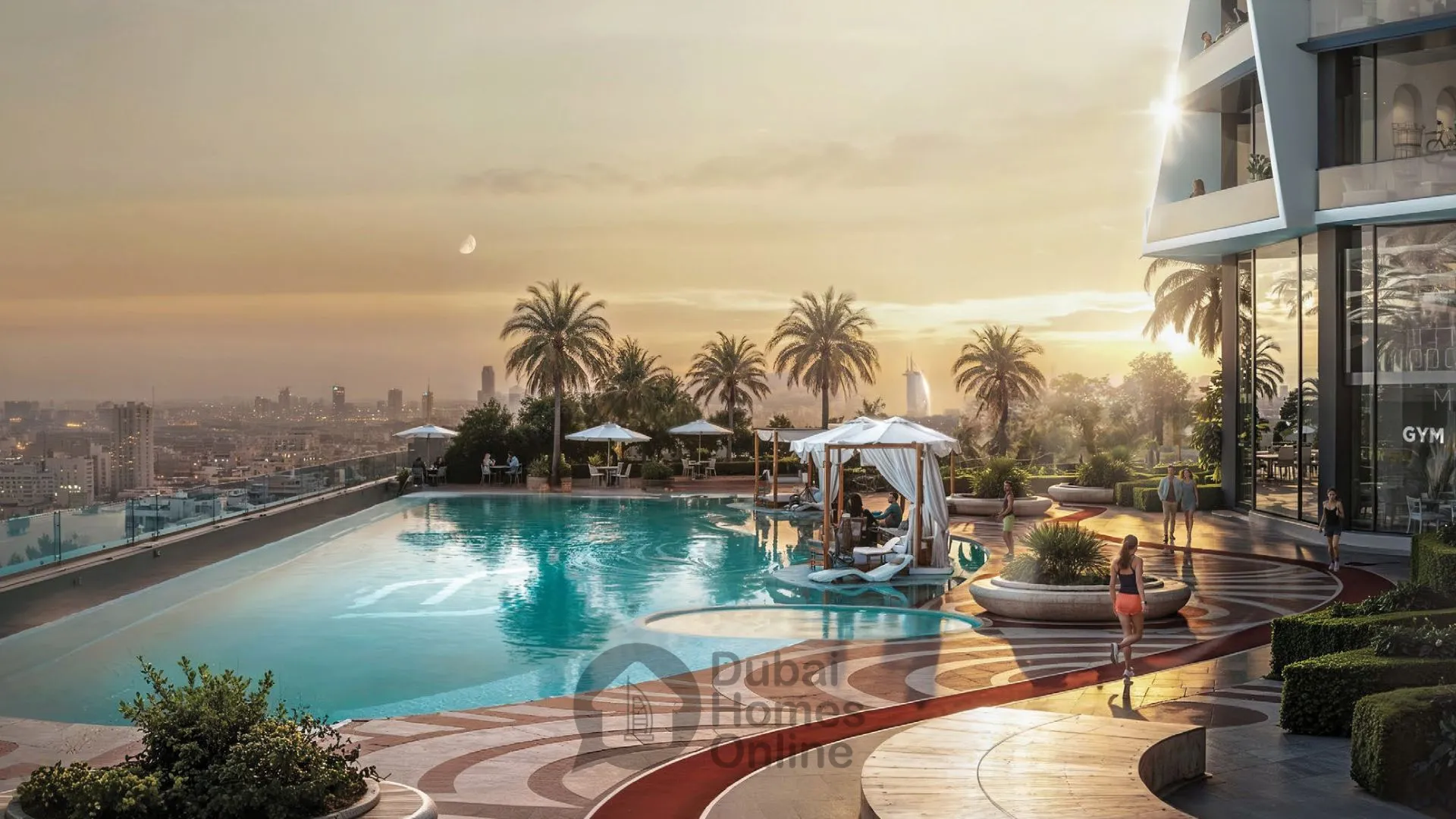 خرید آپارتمان‌ در پروژه بن غاطی سیرکل در منطقه جی وی سی دبی