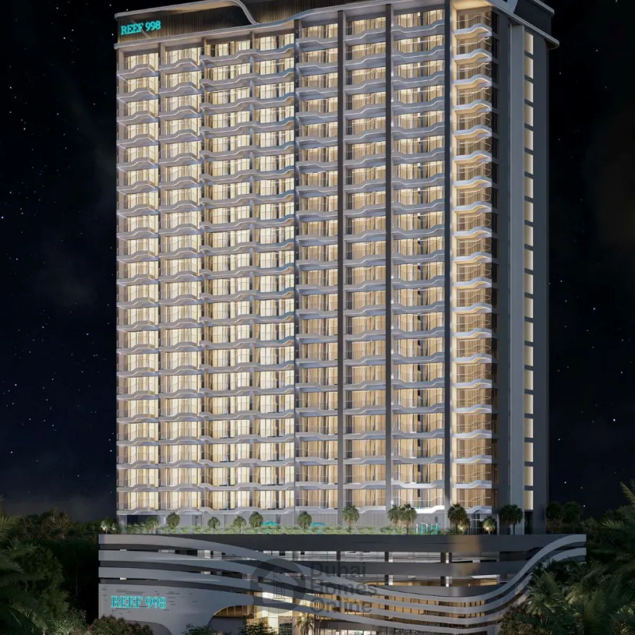 Reef 998 Apartments at Dubai Land Residence Complex + Price and Details